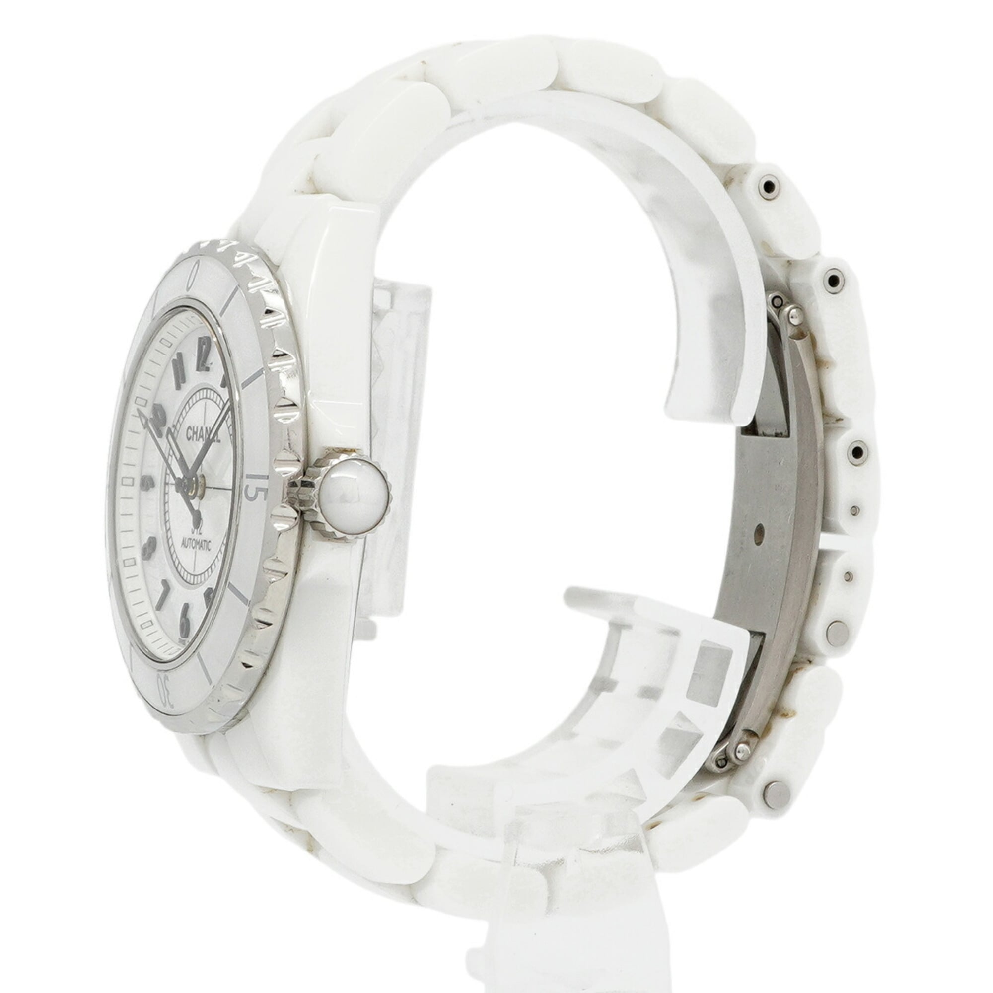 Chanel J12 H0970 White Dial Ceramic 39mm Watch