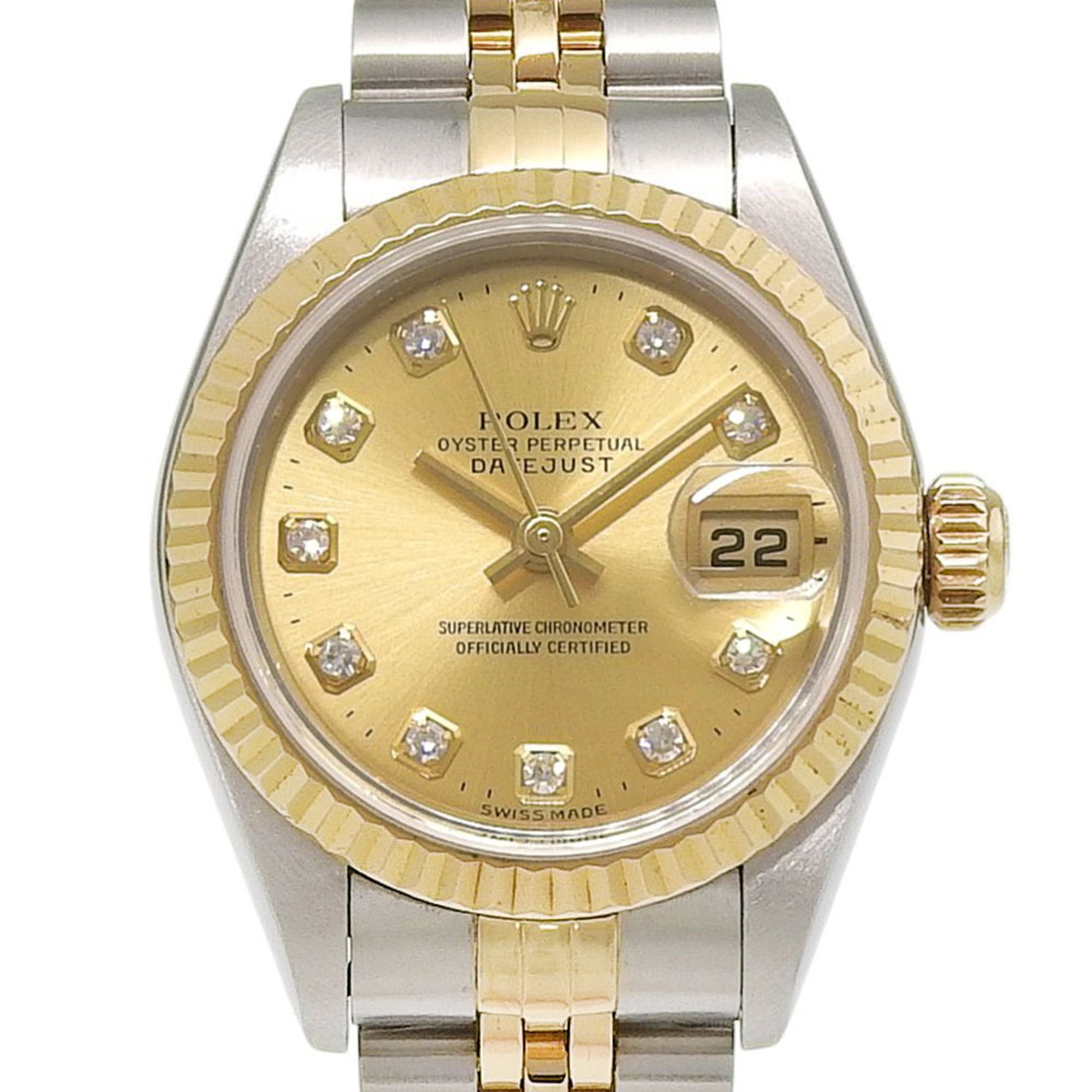 Montre Rolex Datejust Champagne avec cadran de 26 mm