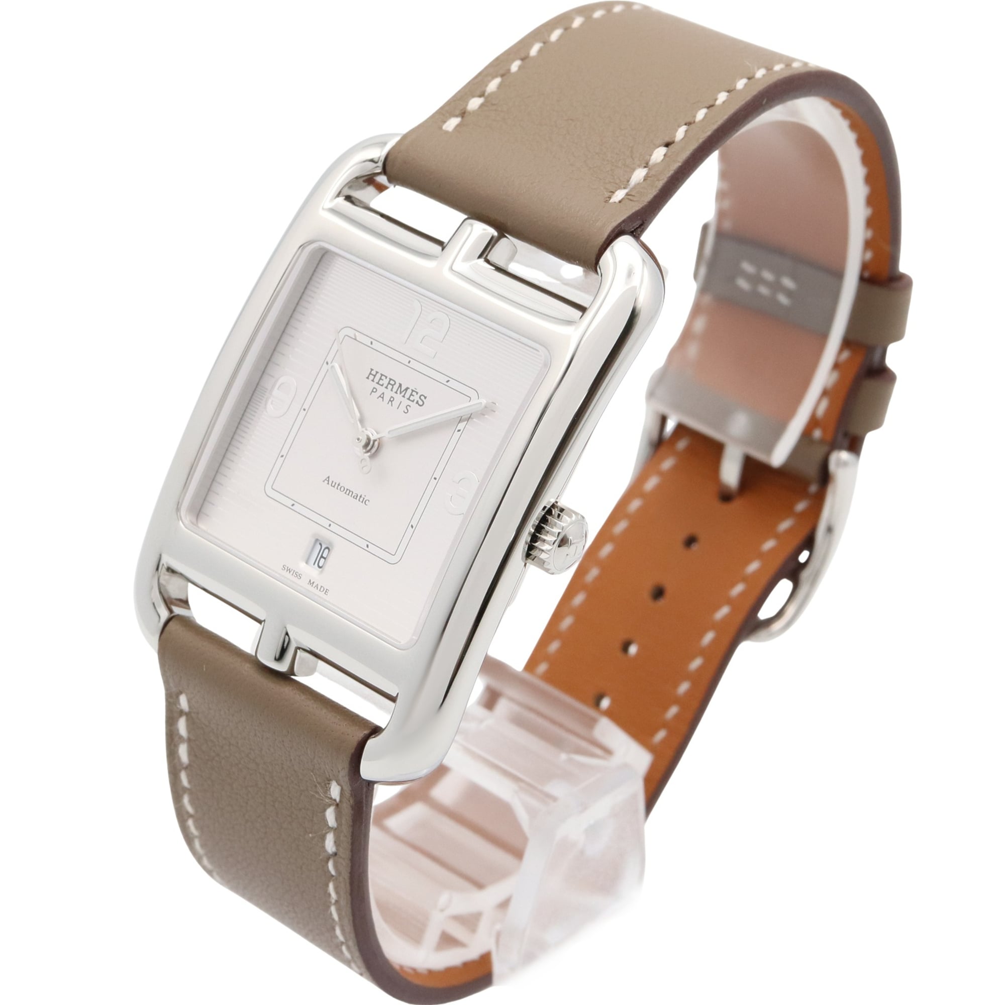 Hermes Cape CC1.710a Silver Dial Stainless steel 29mm Watch