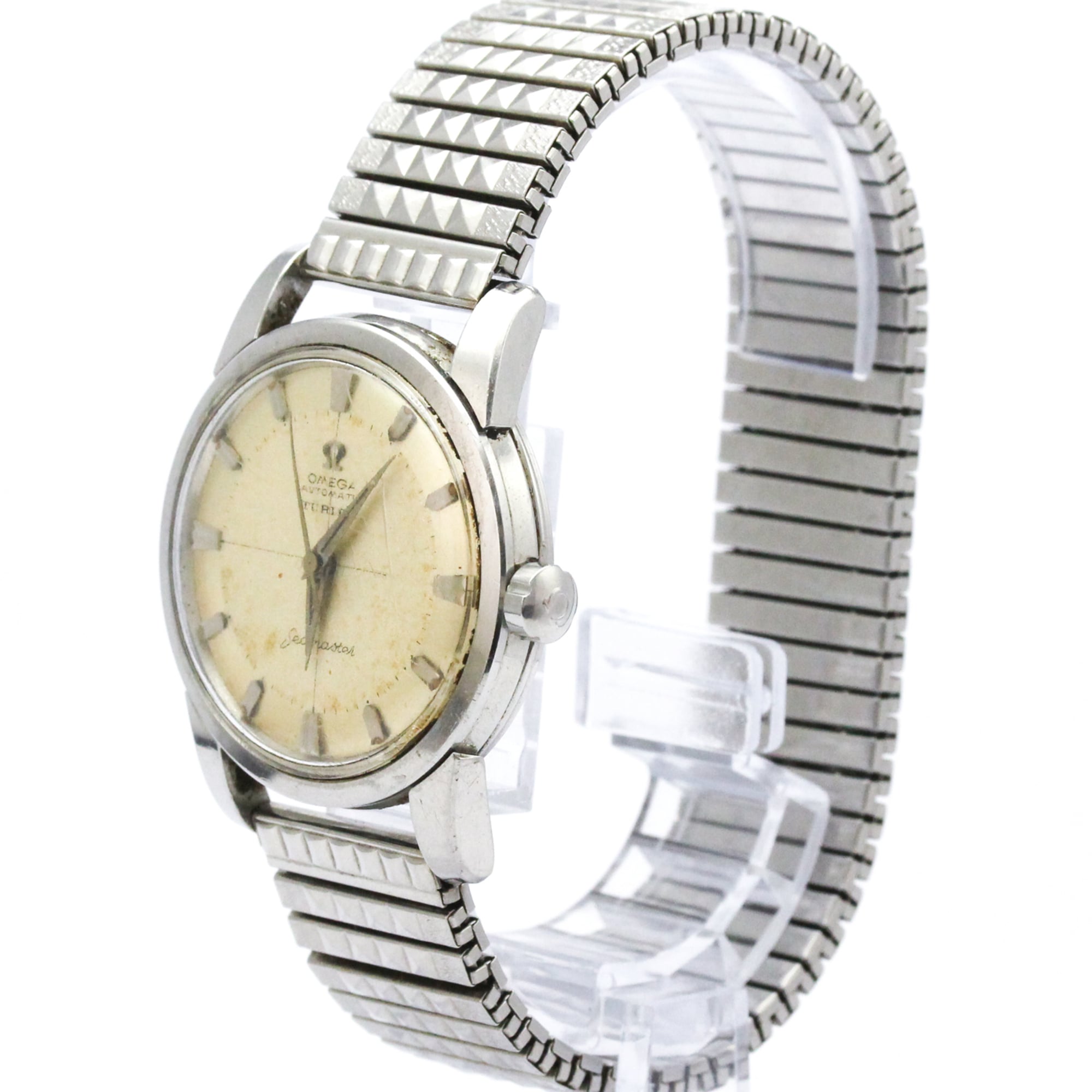 Omega Seamaster 2846 Silver Dial 34mm Watch