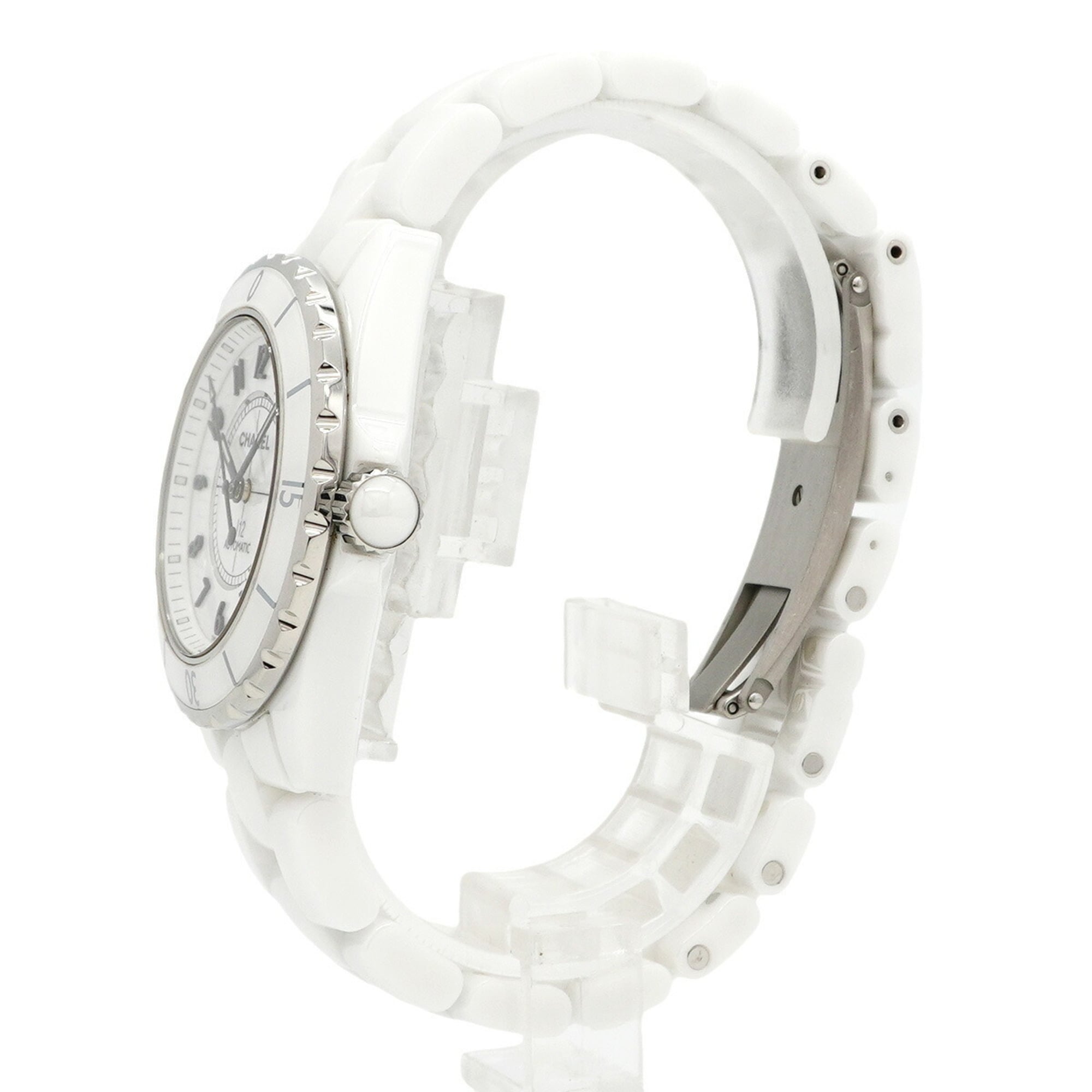 Chanel J12 H0970 White Dial Men's Watch