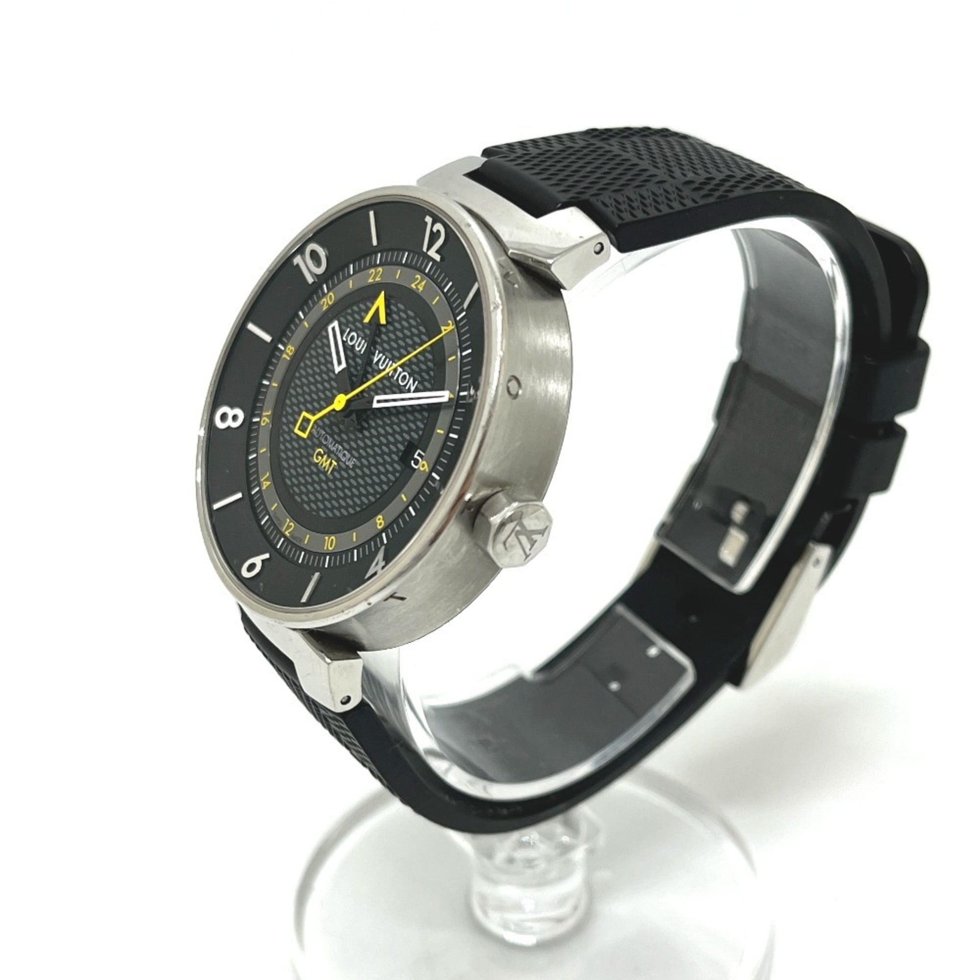 Louis Vuitton Tambour Q8D30 Black Dial 40mm Watch