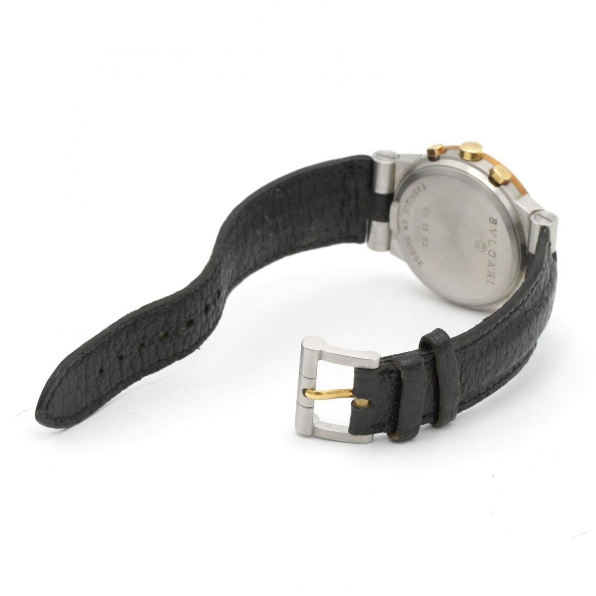 Bulgari Diagono CH35SG Black Dial 35mm Watch