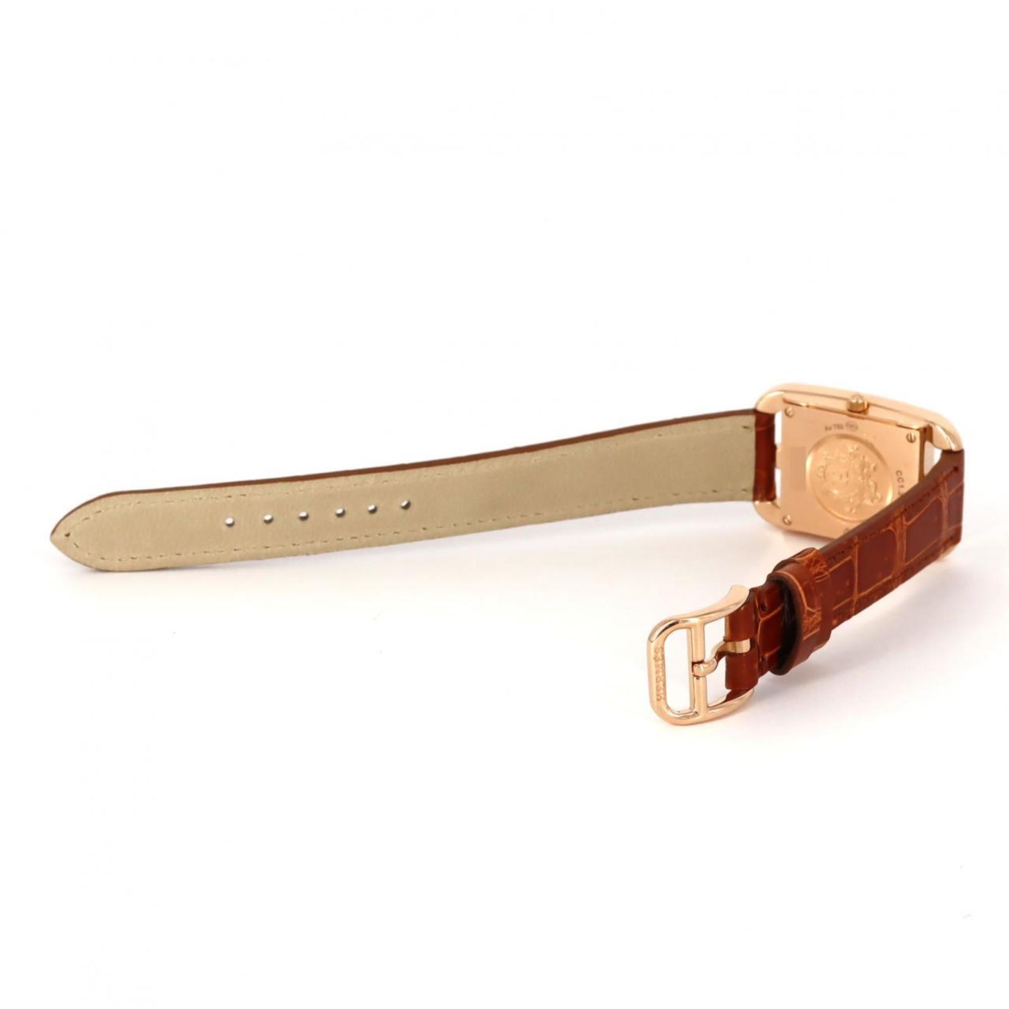 Hermès Cape Cod Chaine d'Ancrejoyer PG D CC1.371 PG/RG quartzhorloge