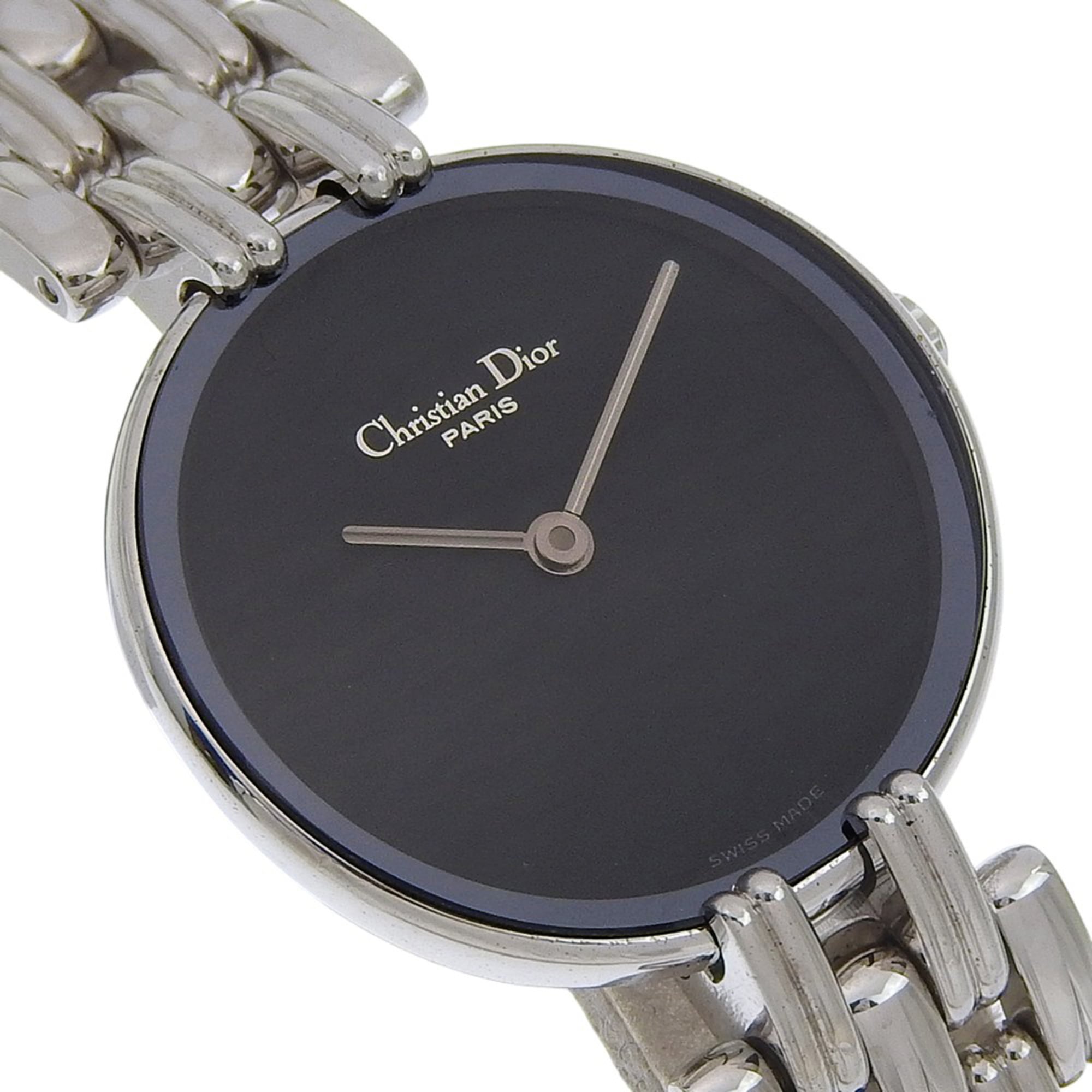 Christian Dior Bakira Watch D44-120 Stainless Steel Silver Quartz Anal
