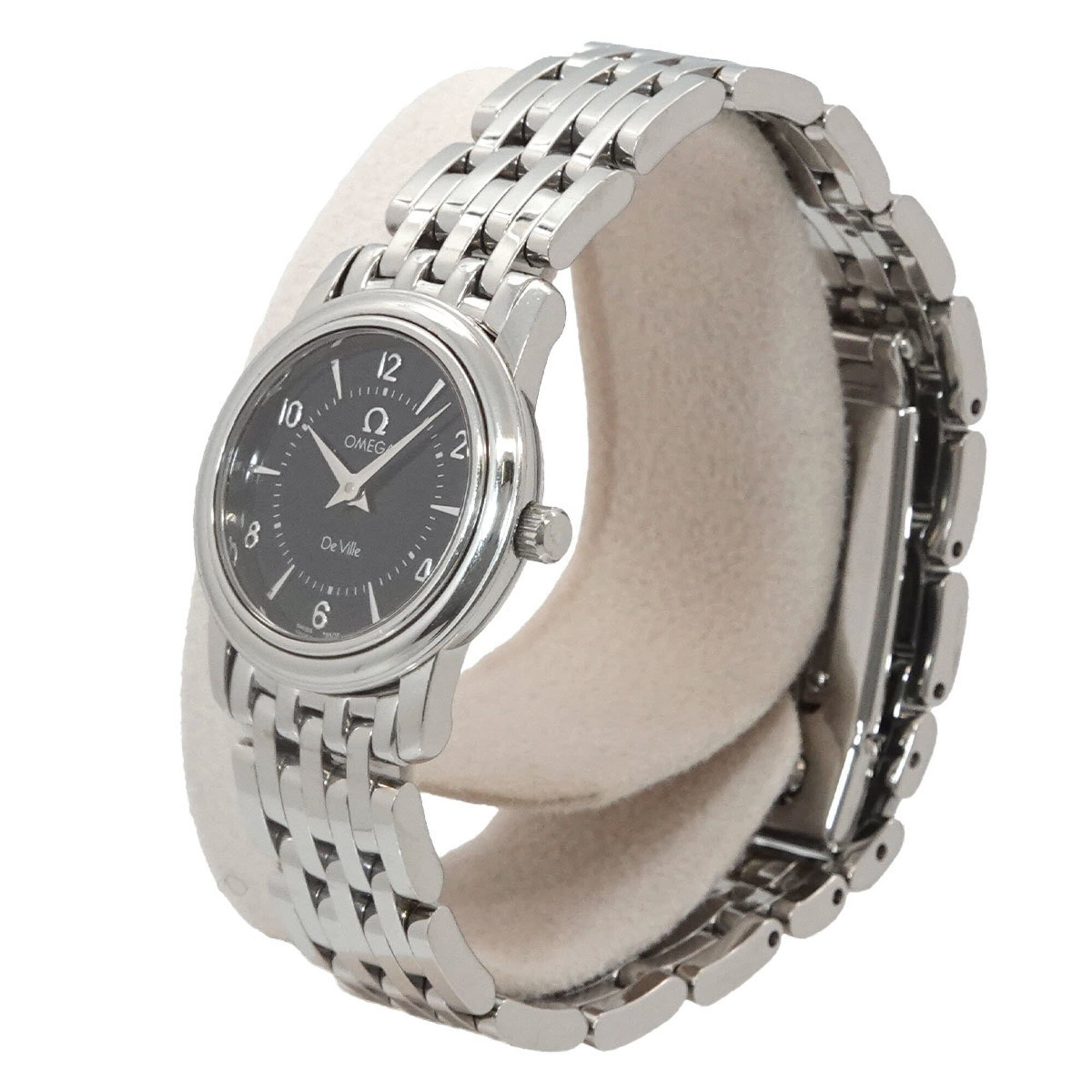 Omega De Ville Prestige 4570 50 Women's Watch Black Quartz