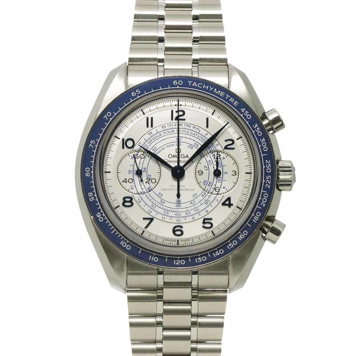 Omega Speedmaster Chronoscope Co-Axial Master Chronometer 329 30 43 51 02 001 Horloge met zilveren wijzerplaat, 43 mm