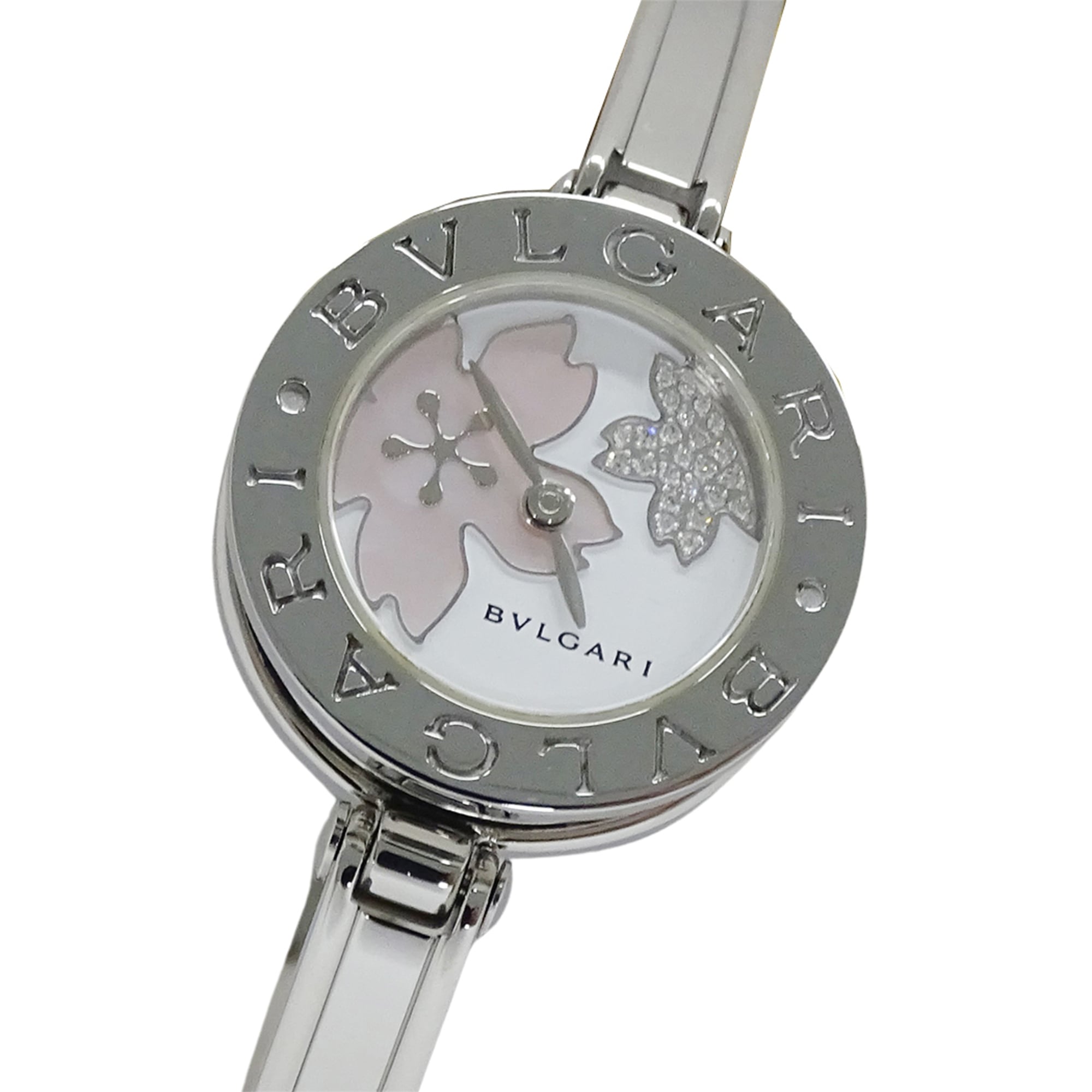 Montre Bvlgari Bulgari BVLGARI BZ22S Blanc avec cadran en coquillage, 22 mm