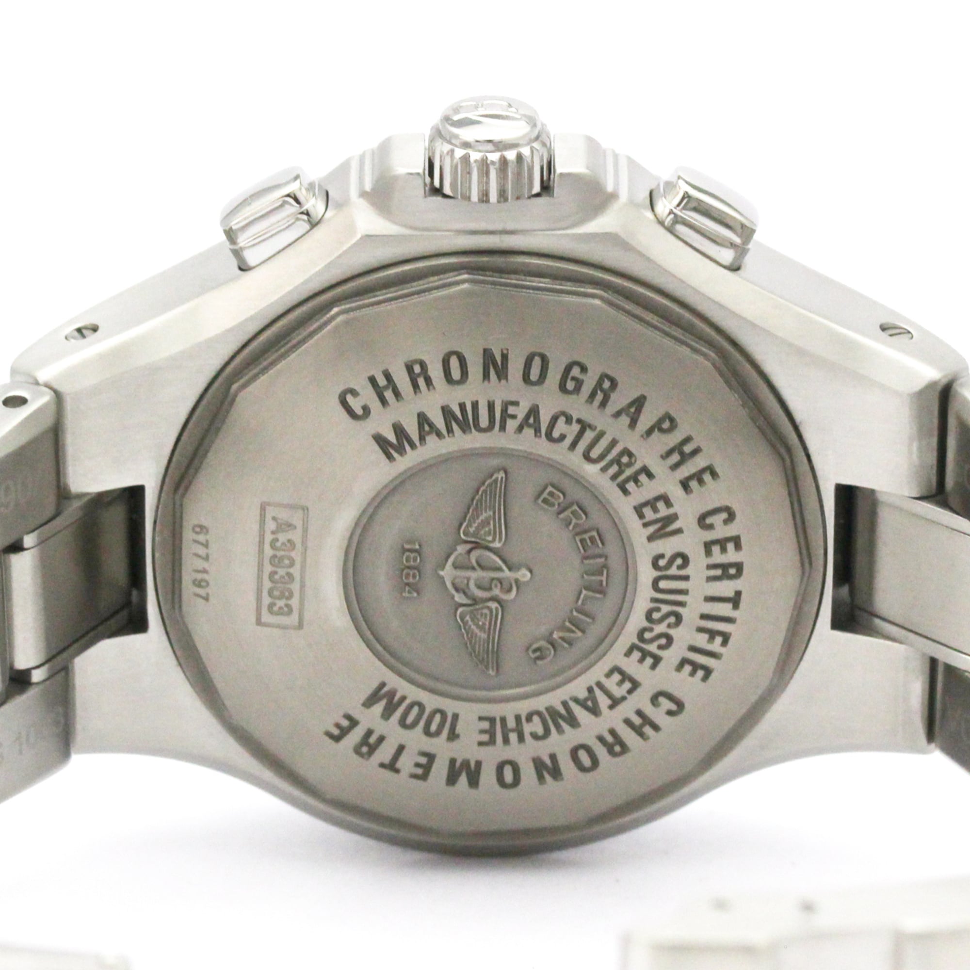 BREITLING Hercules Stainless Steel Automatic Mens Watch A39363