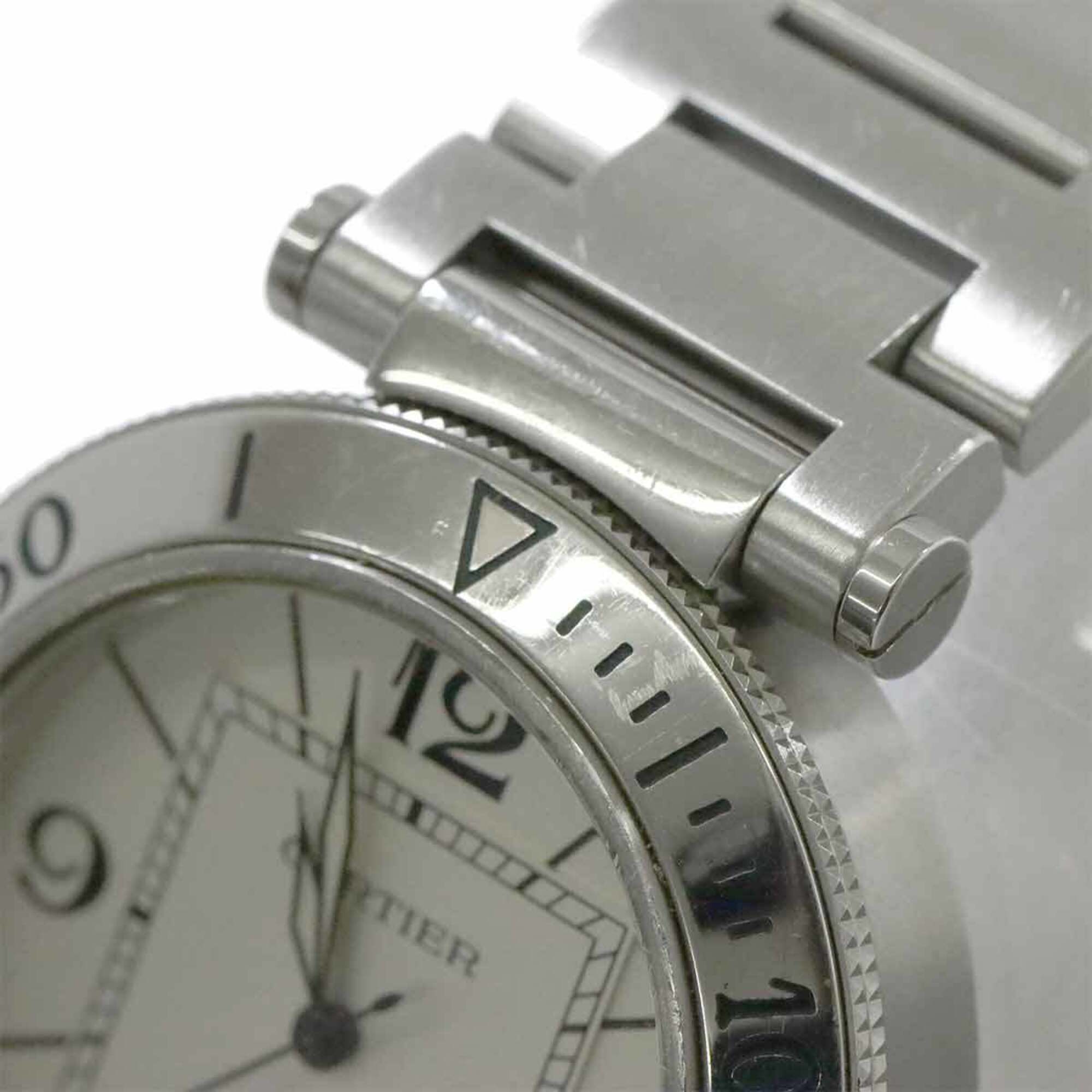 Montre Cartier Pasha Seatimer W31080M7 à cadran argenté 40mm