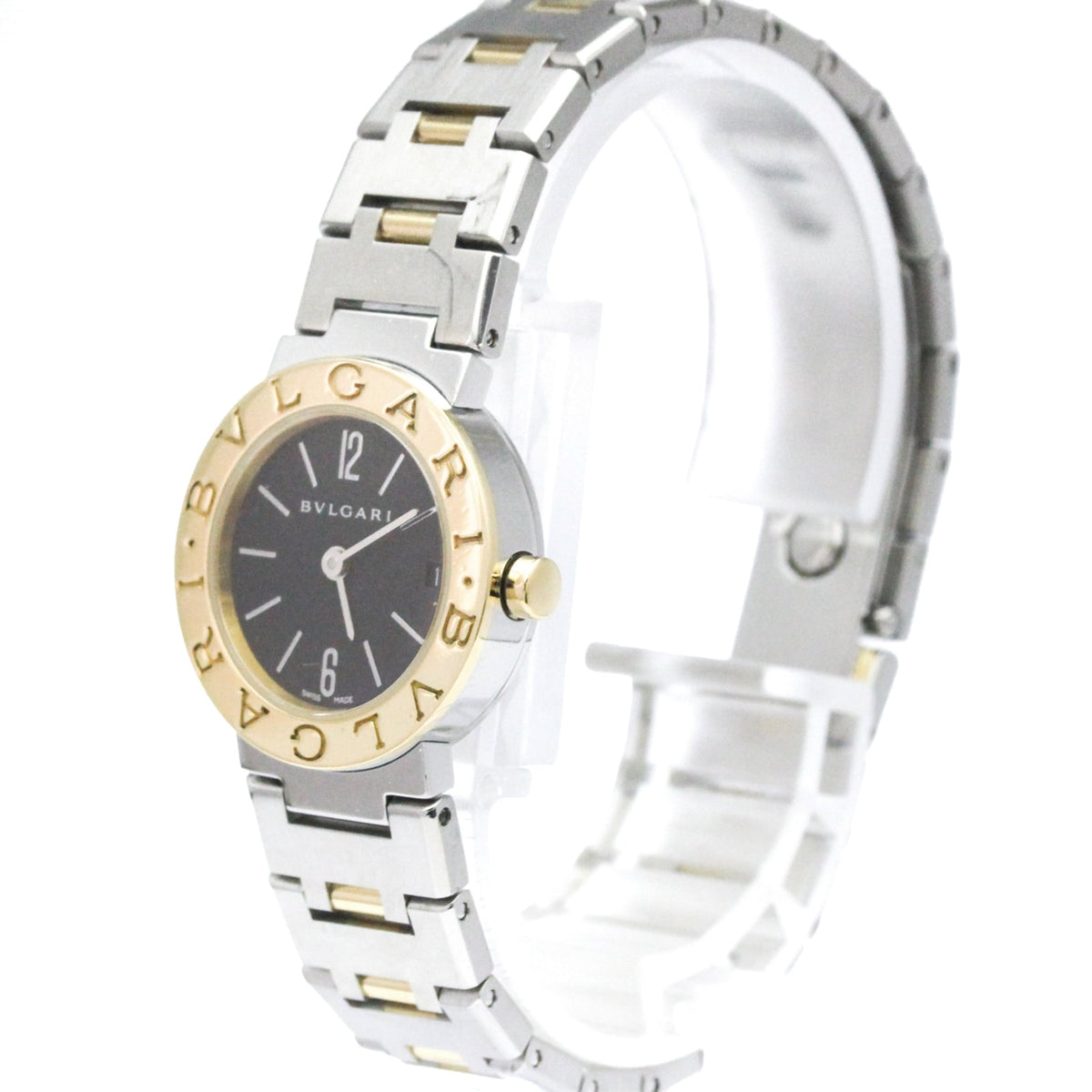 Bvlgari Bvlgari Bvlgari BB23SG Black Dial 23mm Watch