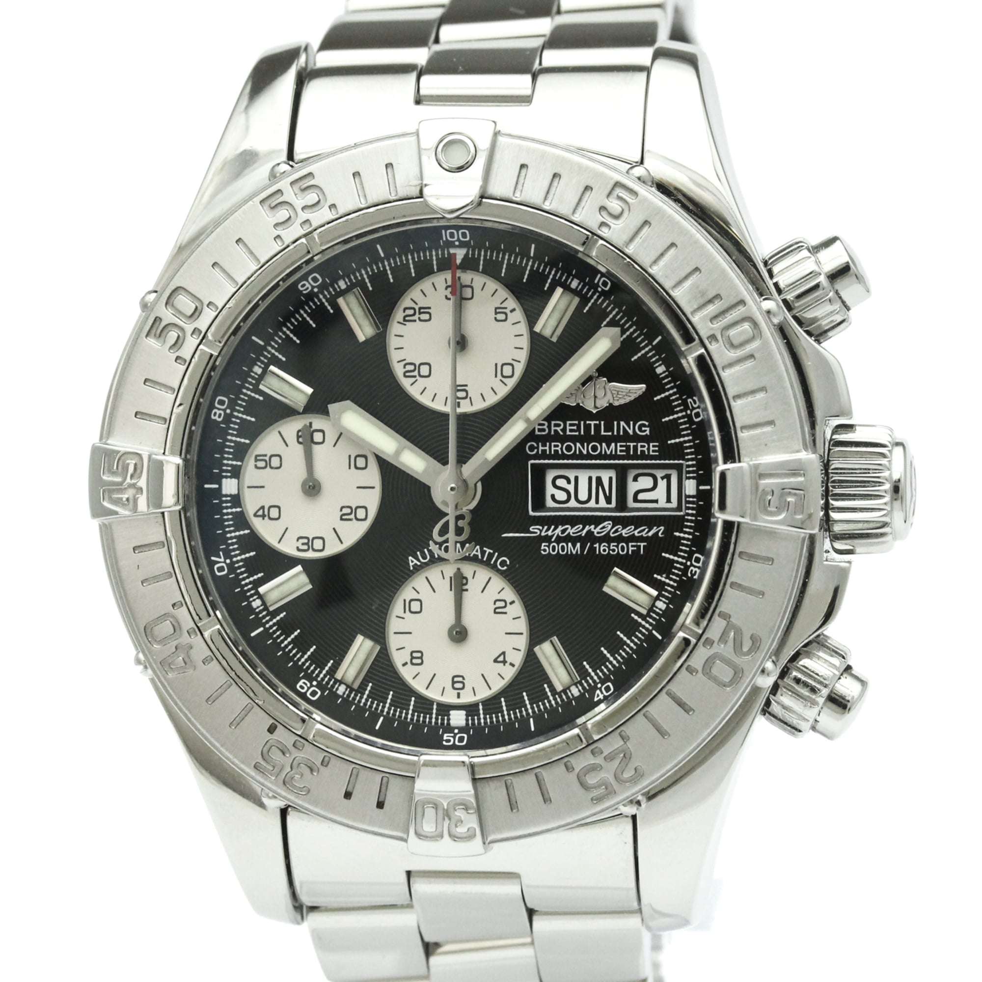 BREITLING Chrono Super Ocean Steel Automatic Mens A13340
