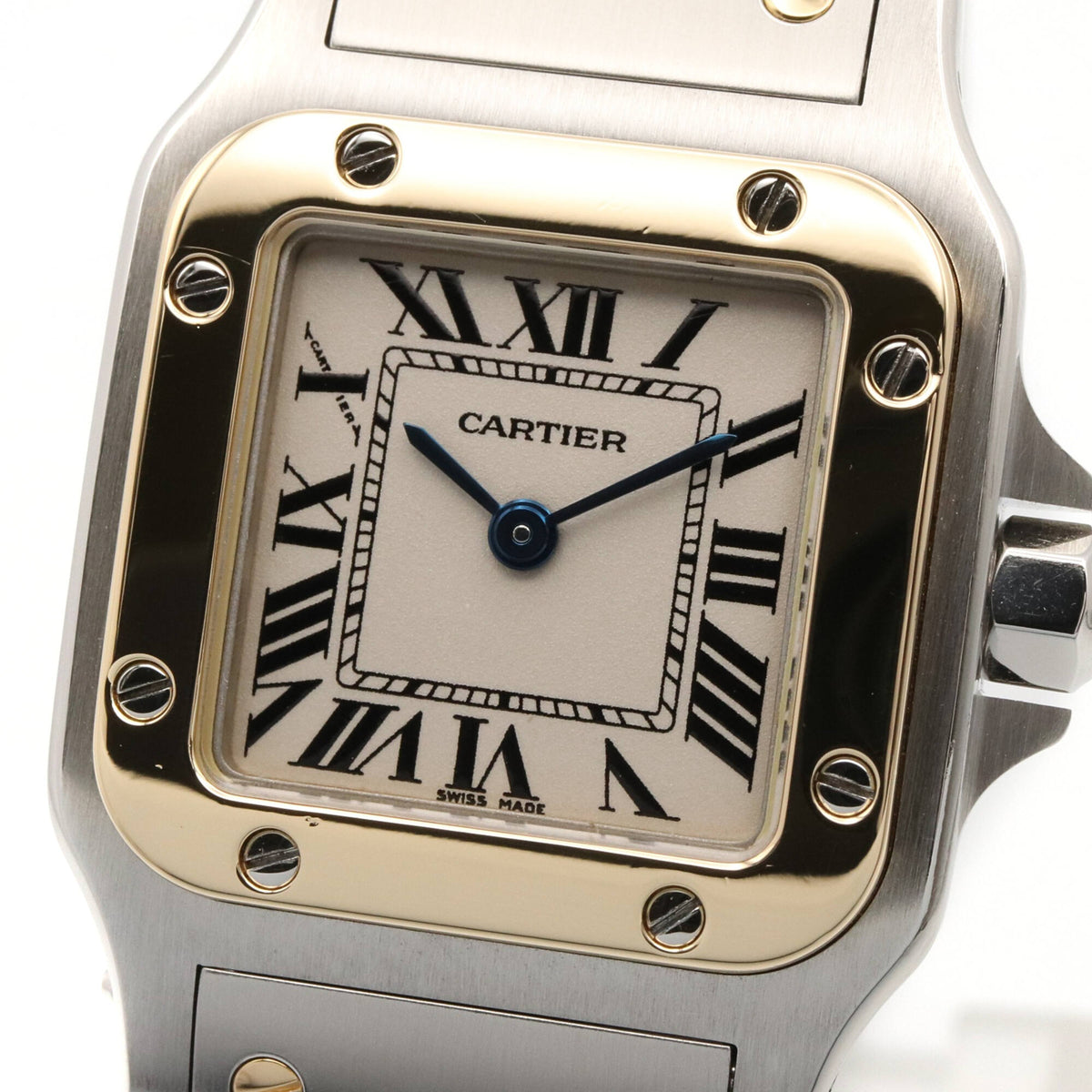 Cartier Santos Galbee SM W20012C4 Silver Dial 23mm Watch