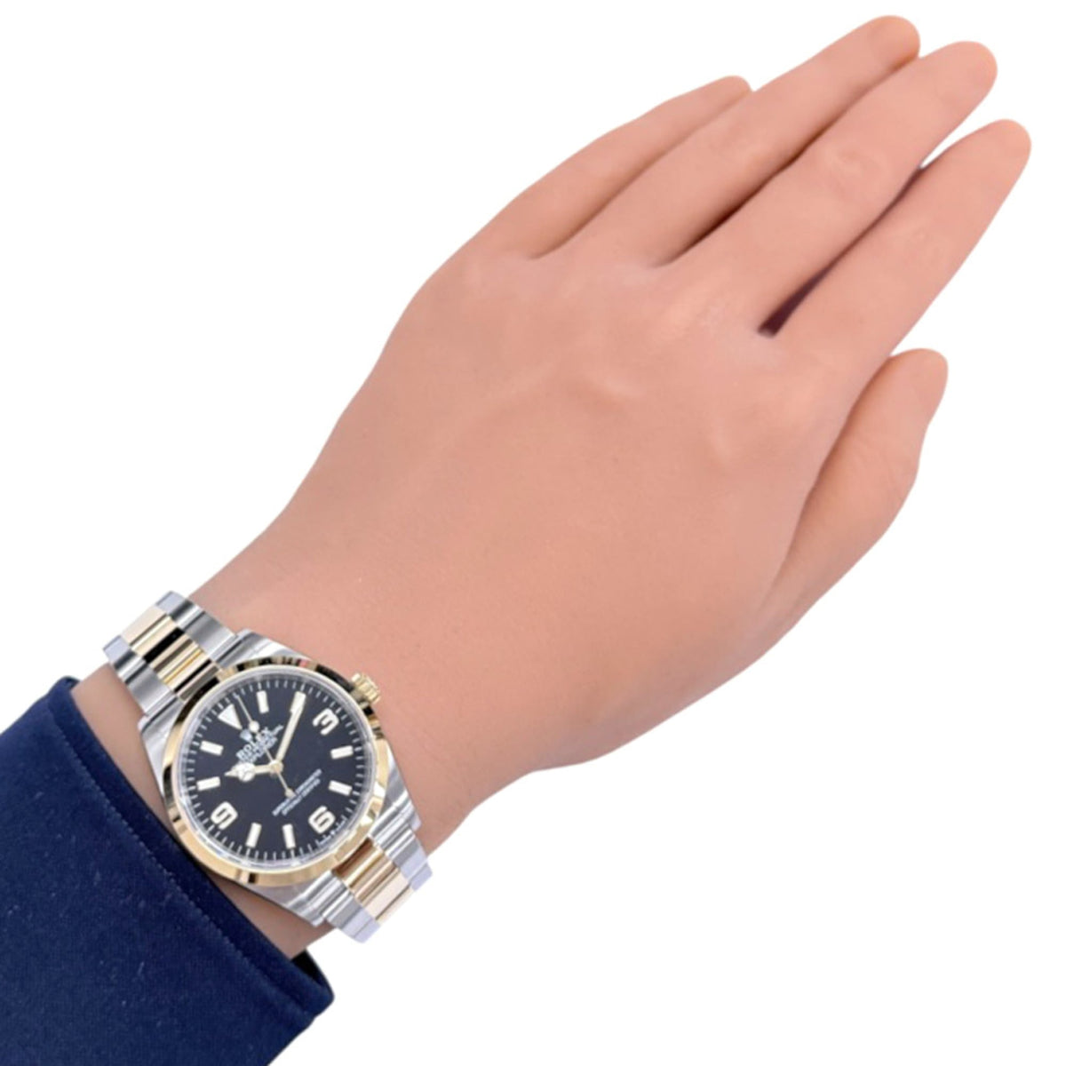 Rolex Explorer 36 Oyster Perpetual 124273 horloge met zwarte wijzerplaat, 36 mm