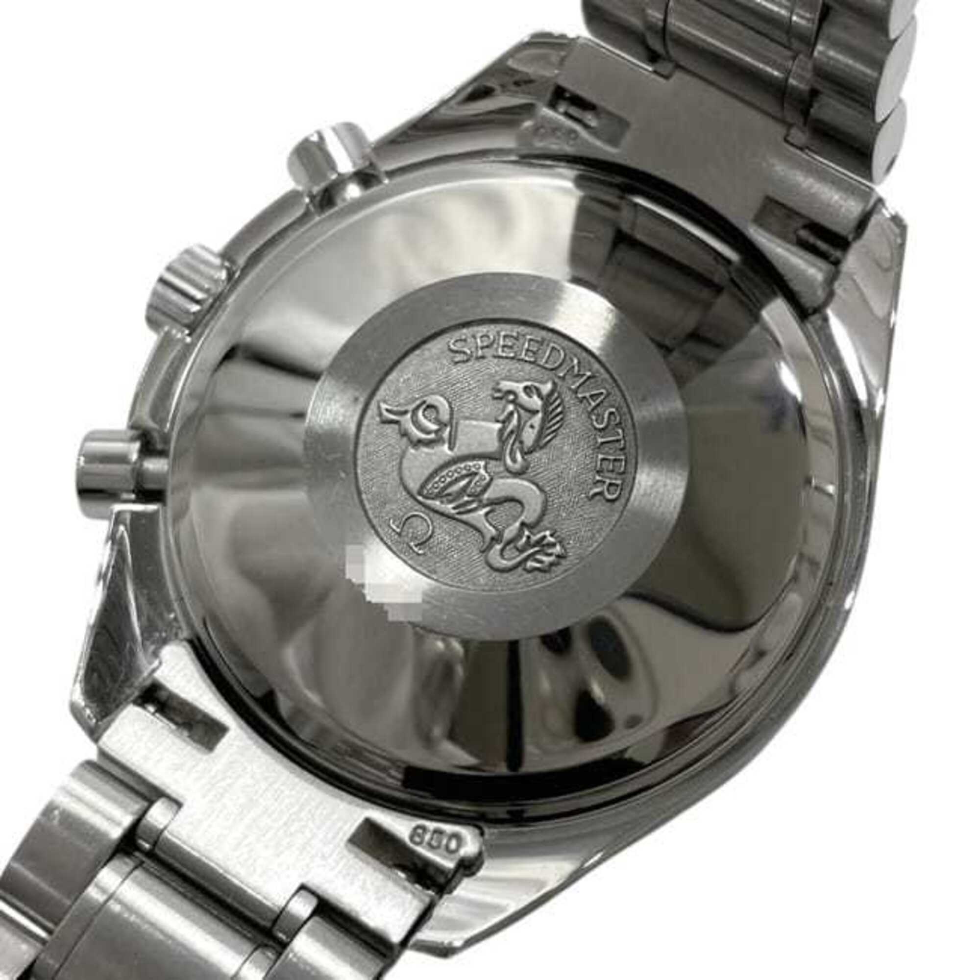 Montre Omega Speedmaster Triple Calendar, Blanc Crème argent, 3523.30, Chronographe, remontage Automatique, acier inoxydable.