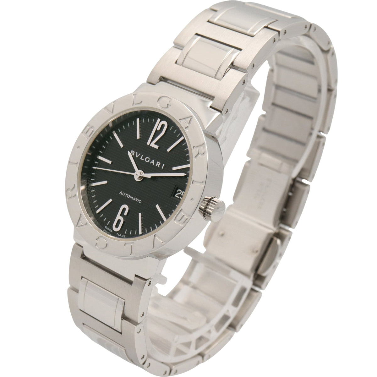 Bvlgari Bulgari BVLGARI BB33SS AUTO Black Dial 33mm Watch