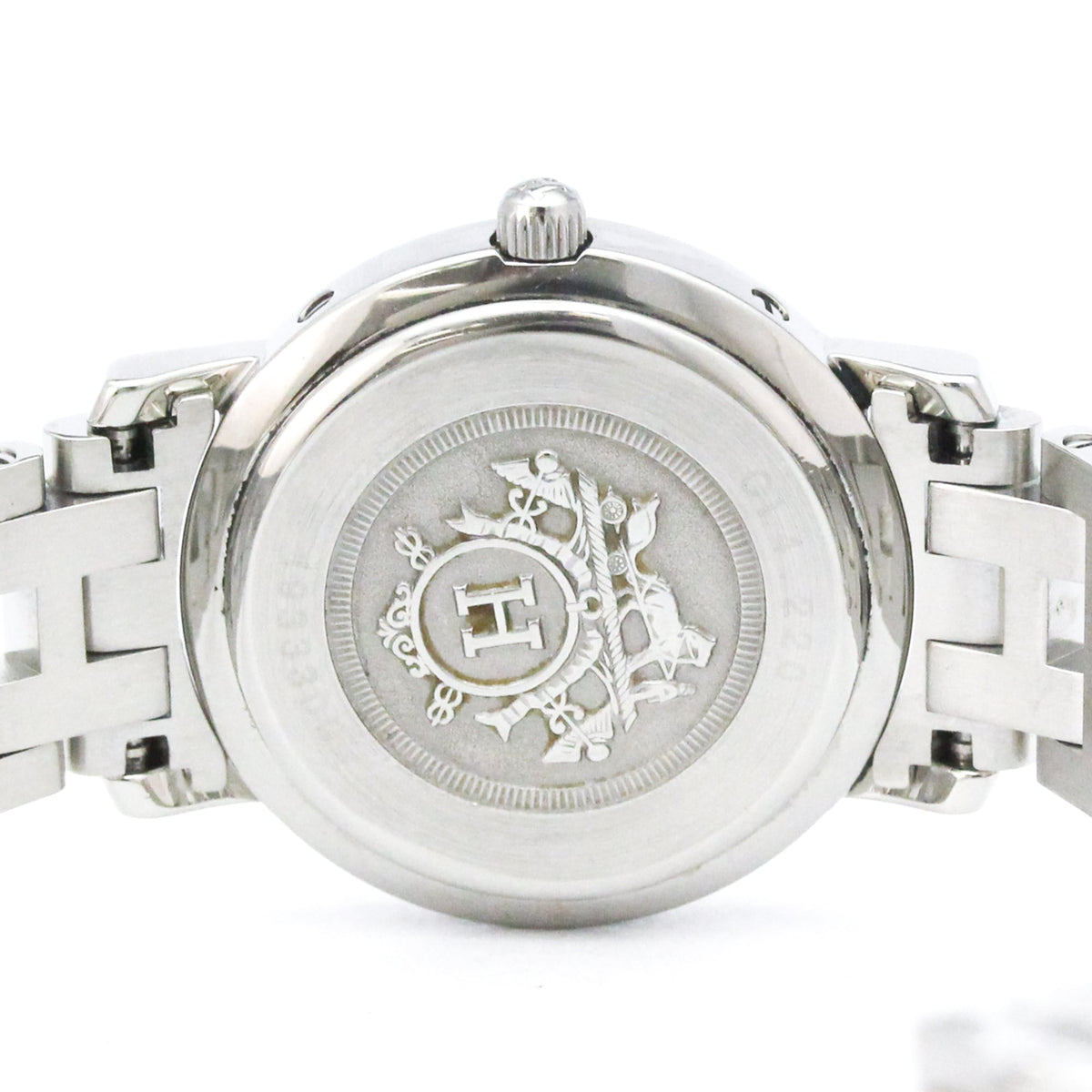Hermes Clipper CL4.220 Pink shell Dial 24mm Watch