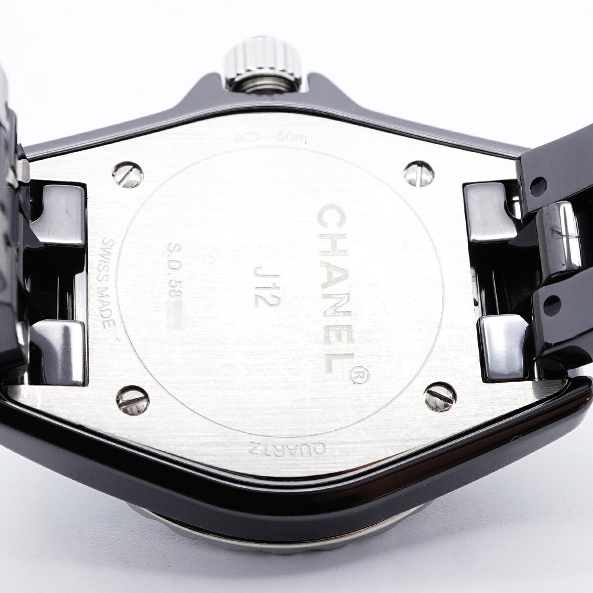 Chanel J12 8P Diamond H2569 Black Dial 28mm Watch