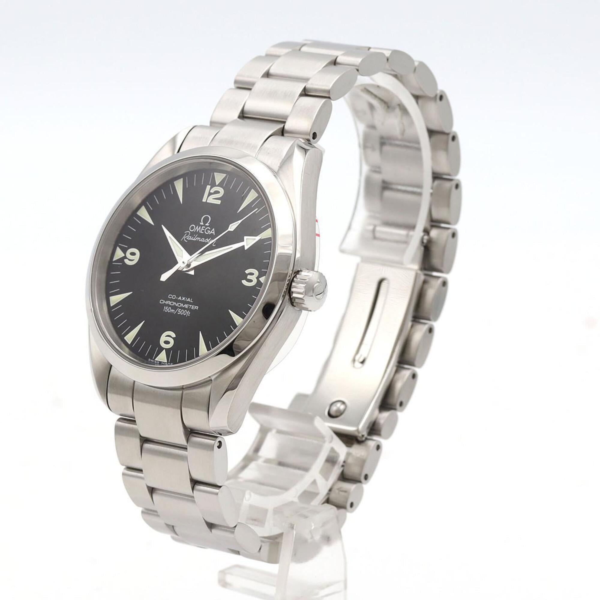 Omega Railmaster 2503.52 Black Dial 39mm Watch