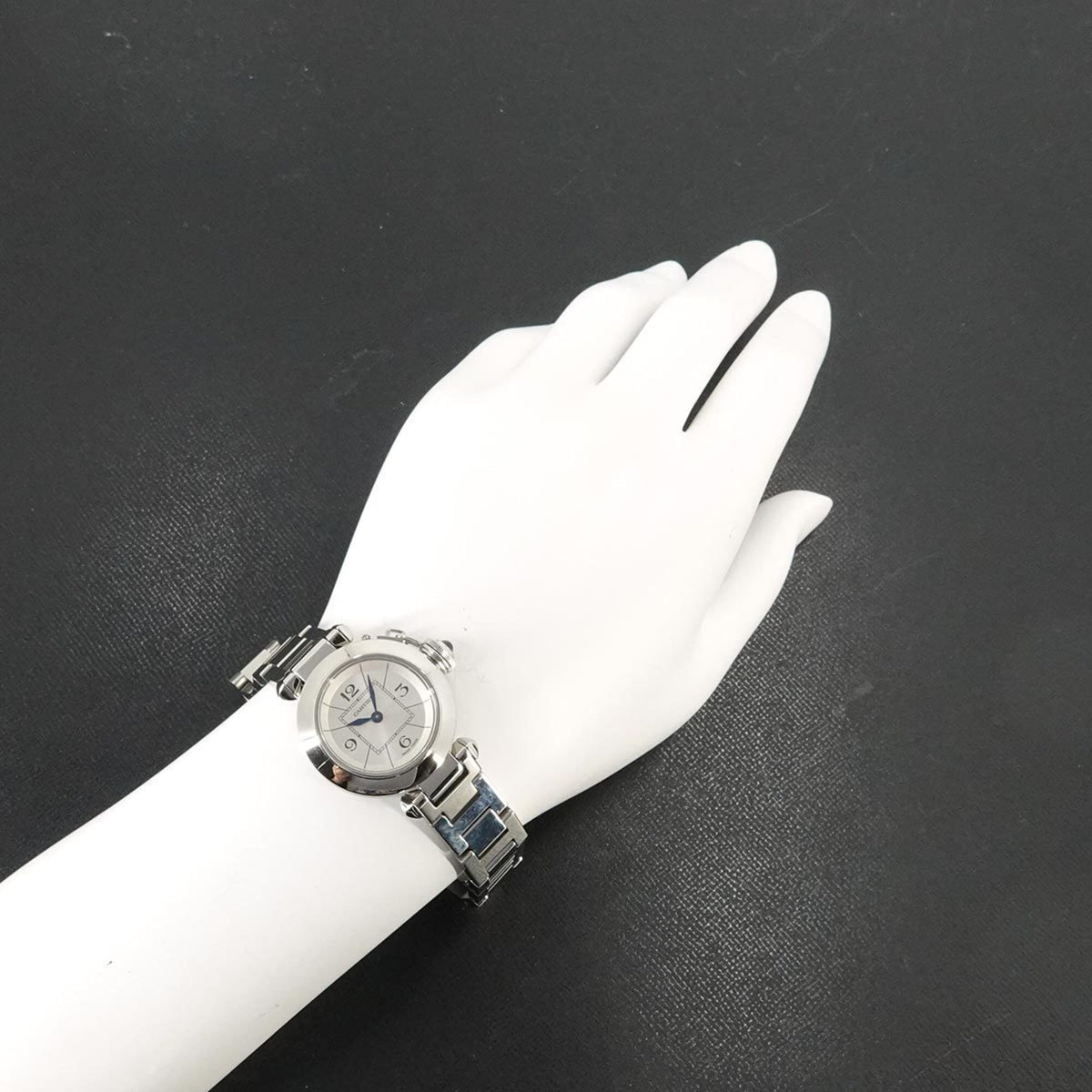 Cartier Miss Pasha W3140007 Silver Dial 27mm Watch