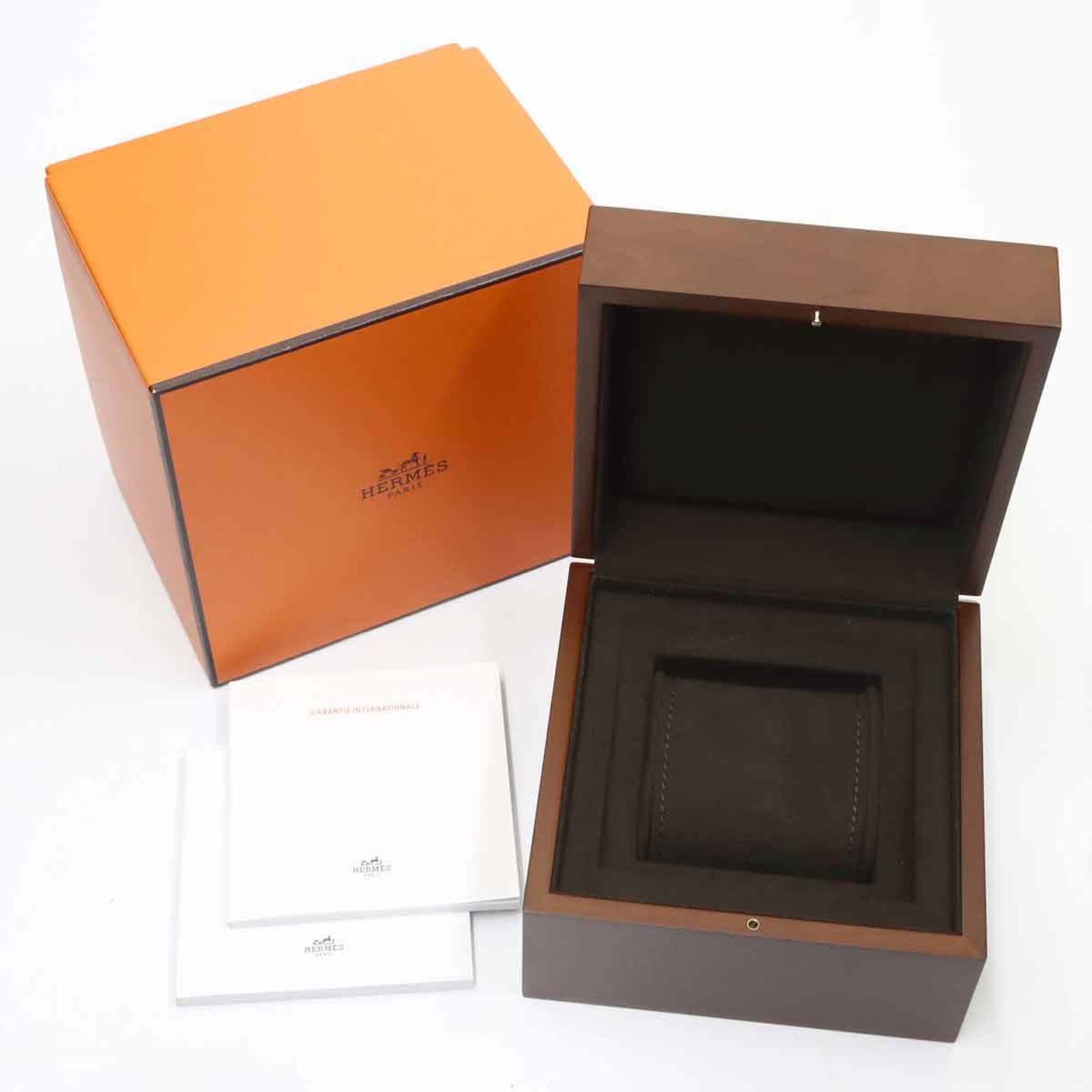 Hermes Nantucket NA2 171c Women's Watch, 2-Piece Diamond Aventurine, 18K Pink Gold, Solid Quartz Watch