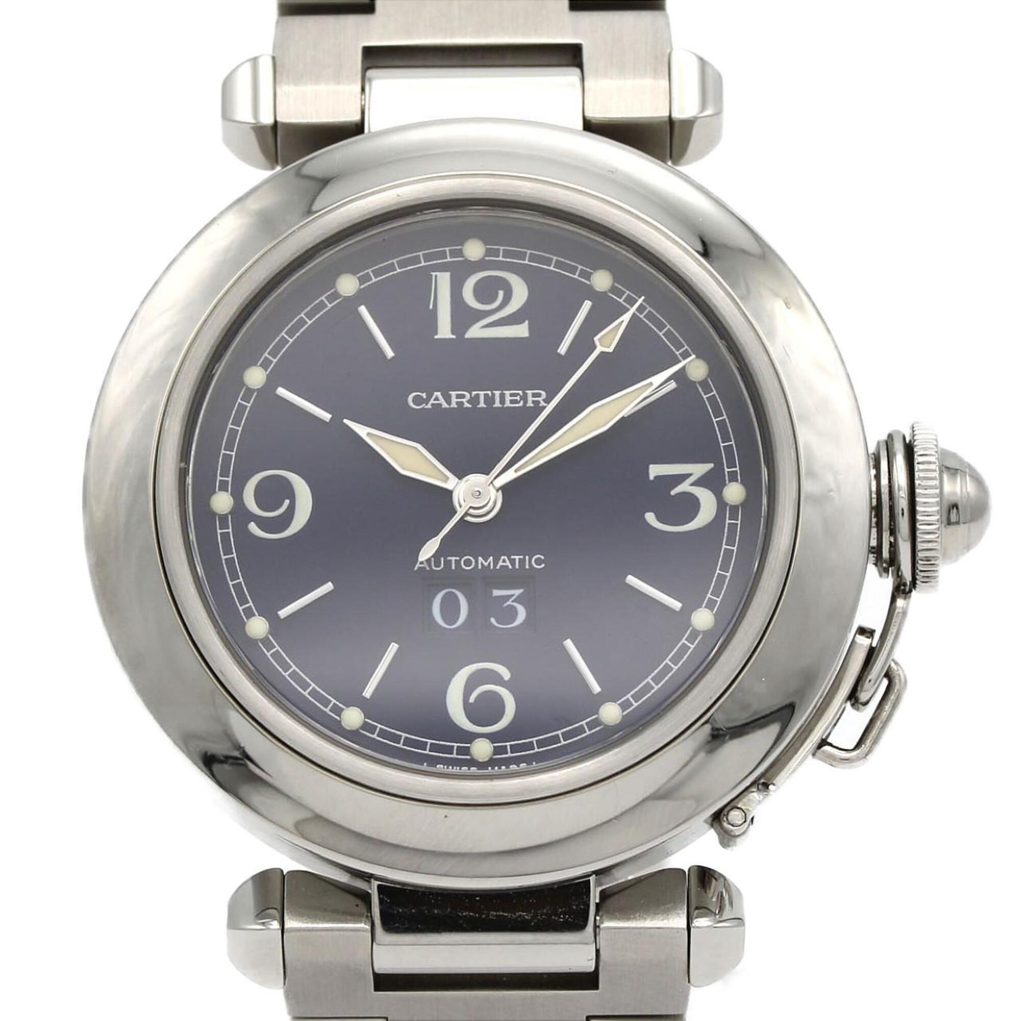 Cartier Pasha W31047M7 Blue Dial 35mm Watch