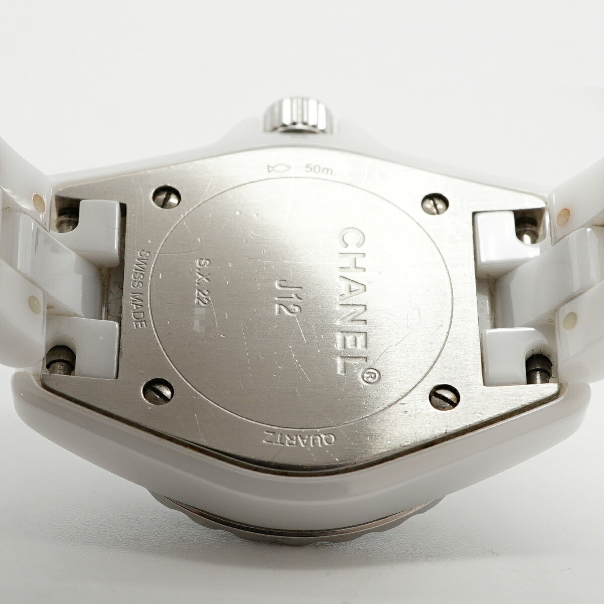 Chanel J12 H2570 Damenuhr Weiß Zifferblatt