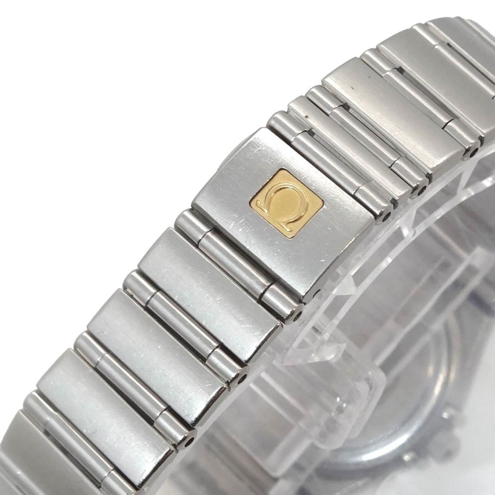 Montre Pour Femmes Omega Constellation 1476 83 à lunette sertie de diamants, cadran Rose Quartz