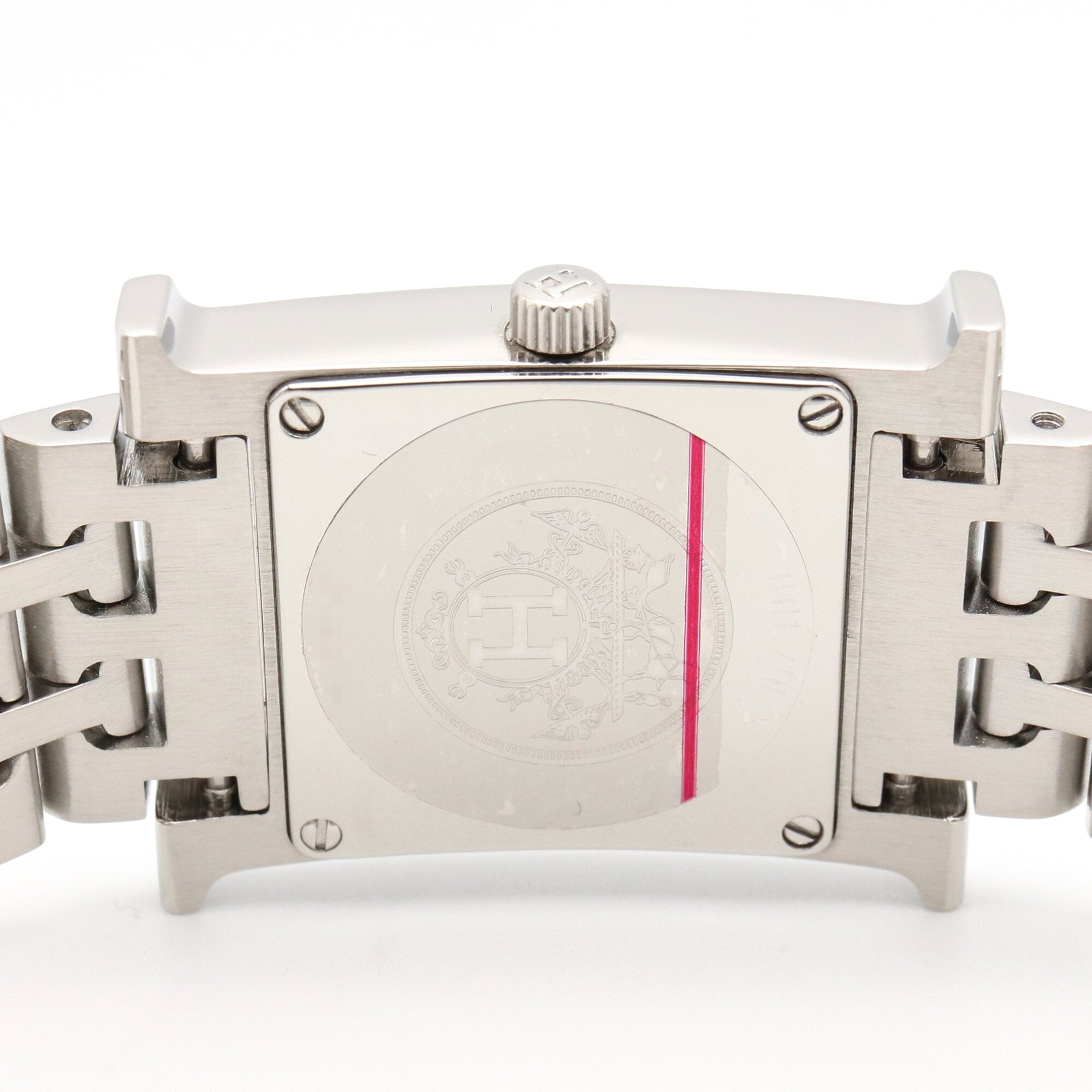 Hermes H-Watch, HH1.210 Pink Dial Stainless steel 21mm Watch