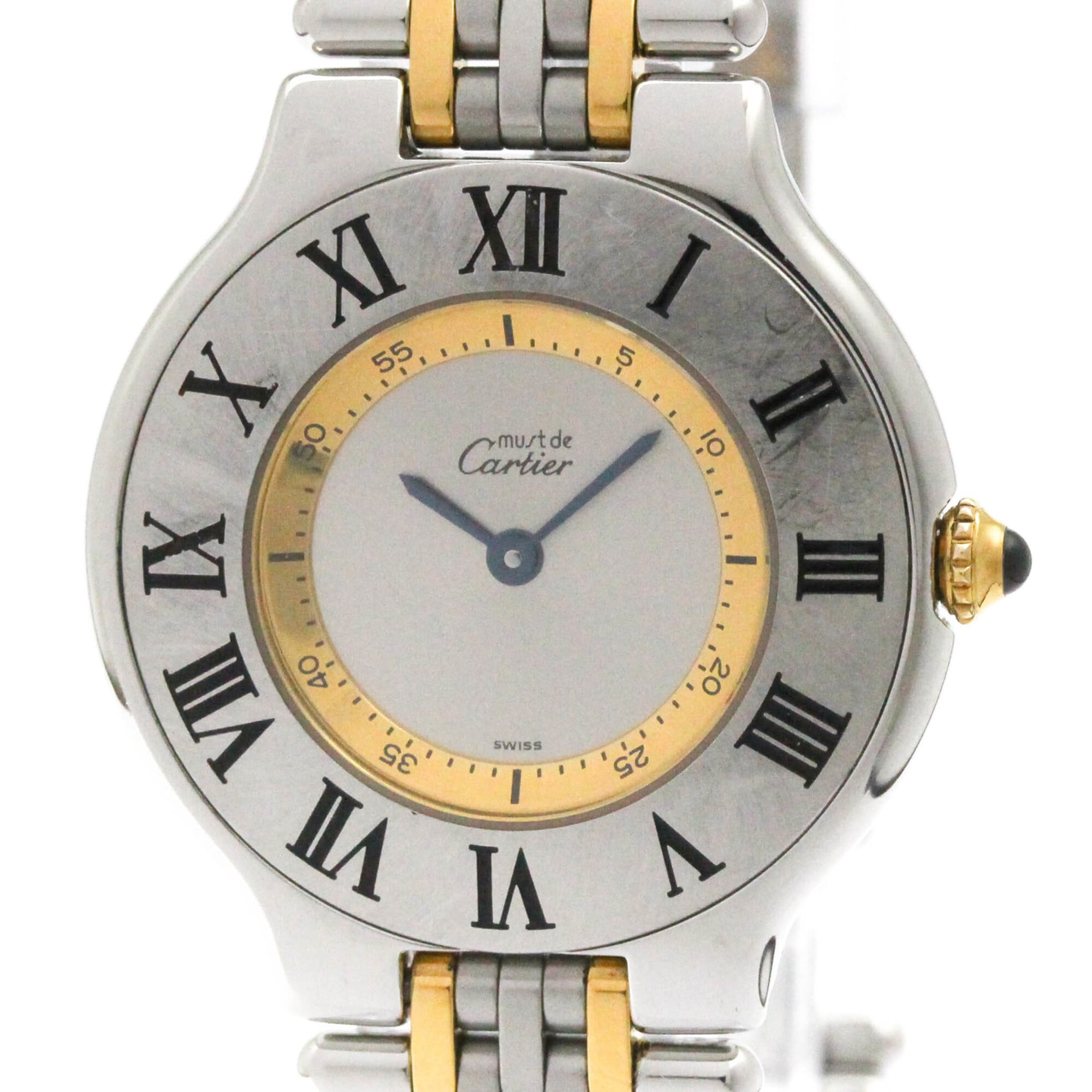 Cartier Must W10074F4 Silver Dial 31mm Watch