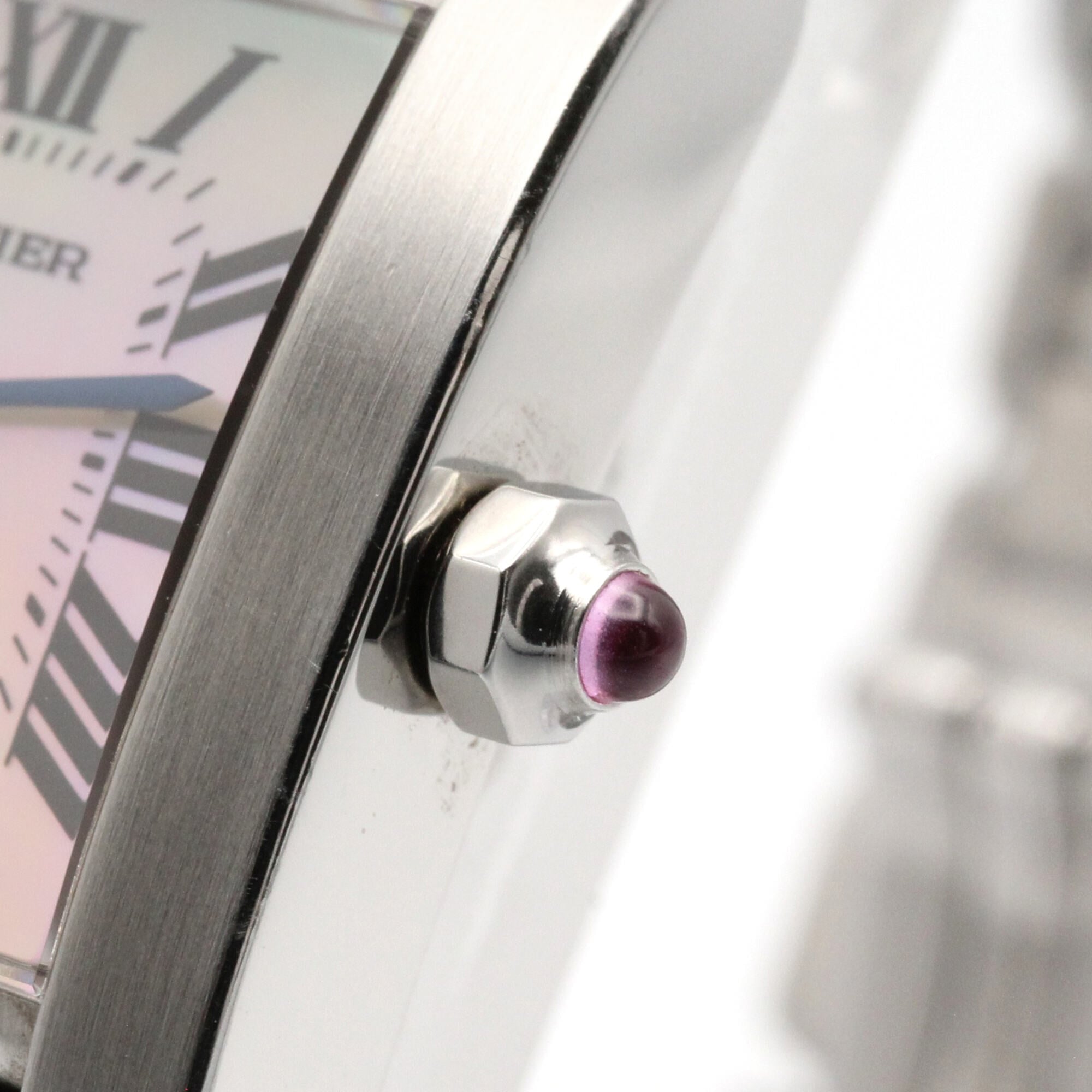 Cartier Tank Francaise W51028Q3 Pink Dial 20mm Watch