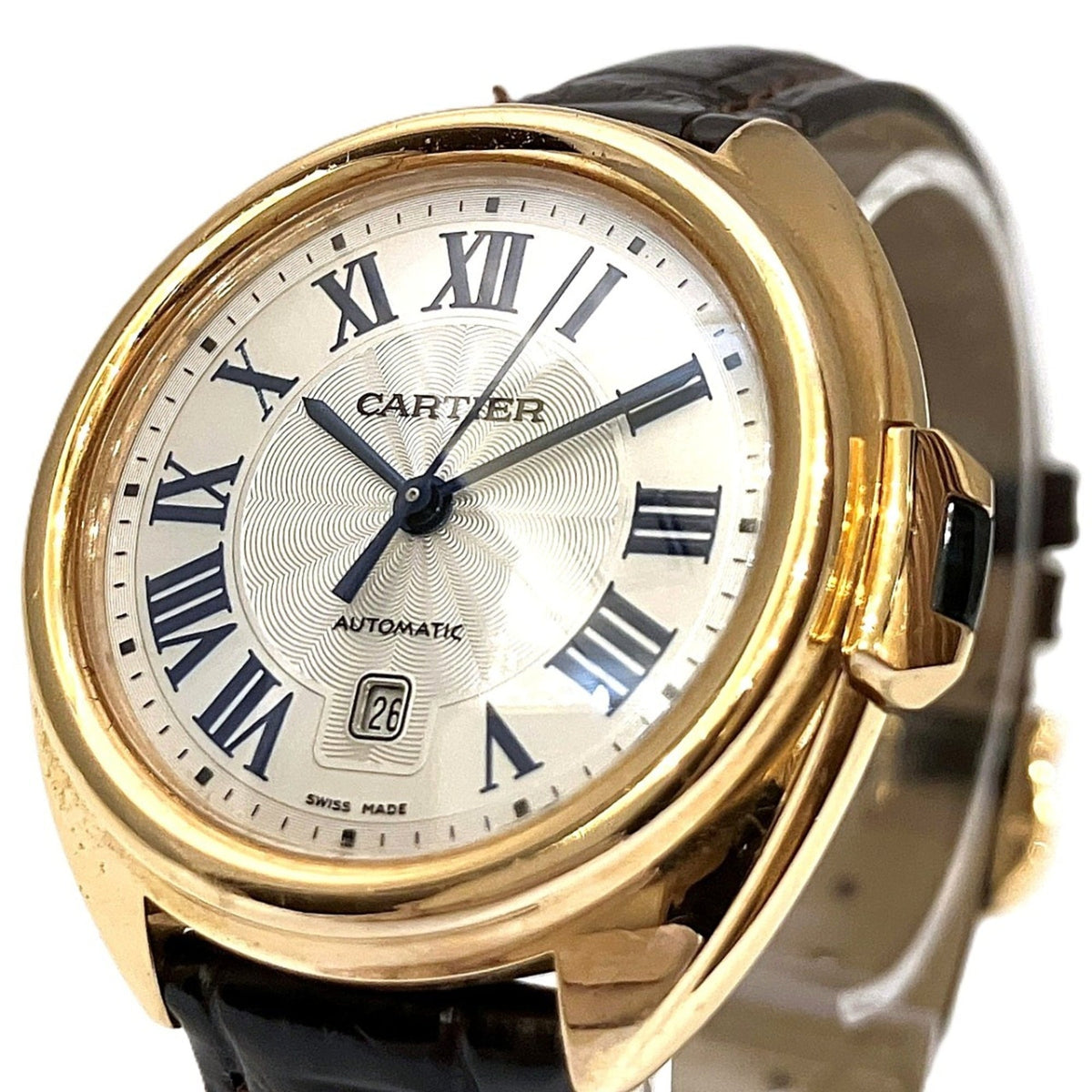 Cartier Clé de total weight 51g WGCL0010 White Dial 32mm Watch