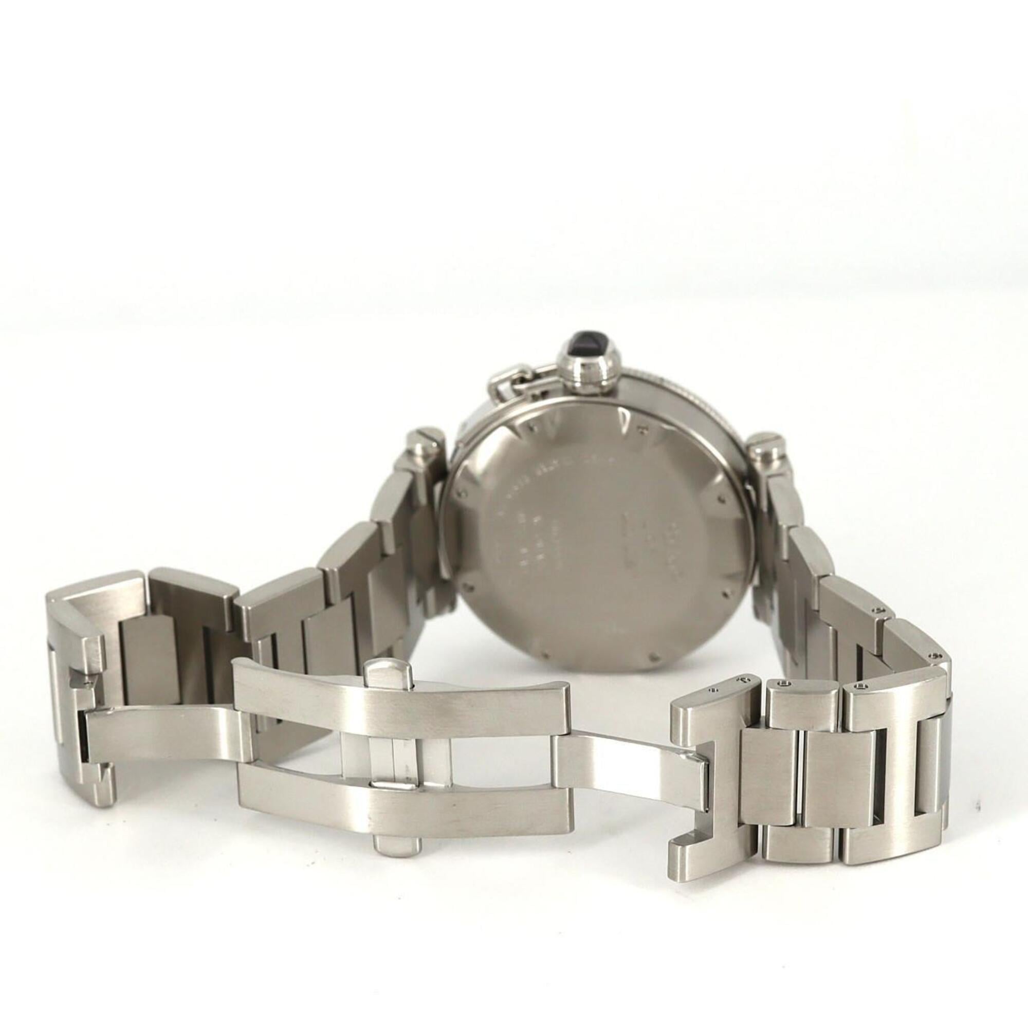 Cartier Pasha Seatimer W31077M7 Stainless Steel Automatic Watch