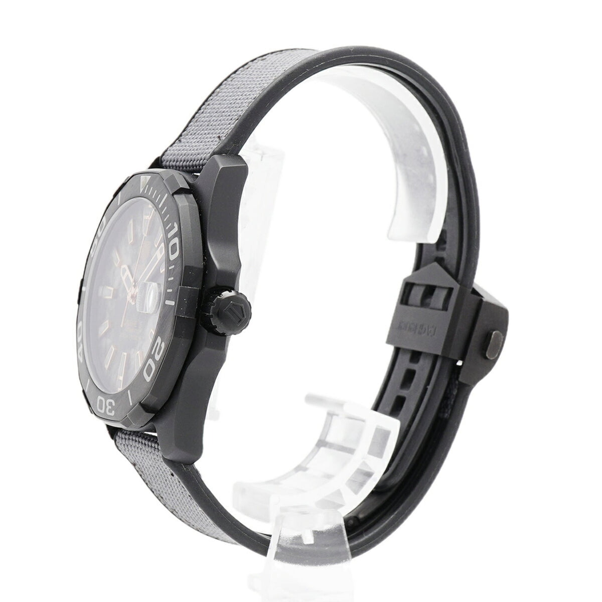 TAG Heuer Aquaracer Calibre 5 Carbon WBD218A Black Dial 41mm Watch