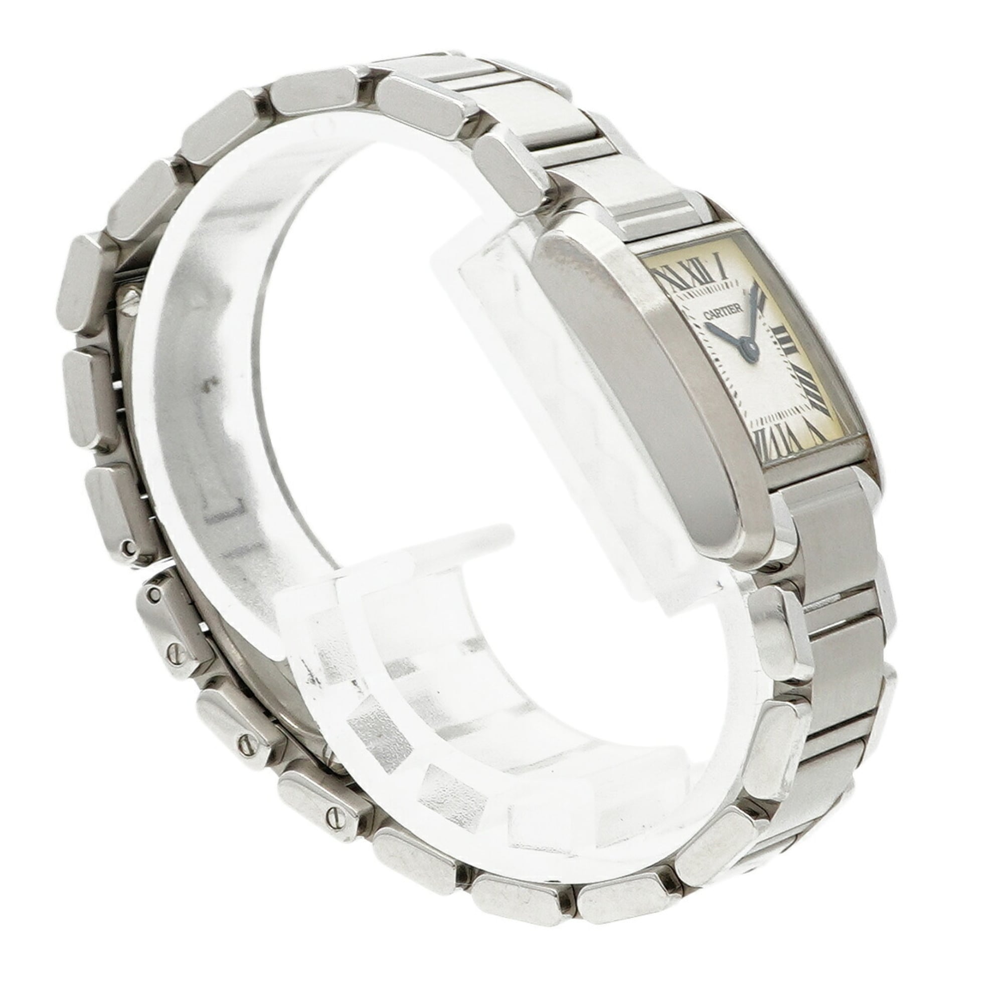 Cartier Tank Française SM W51008Q3 Ivory Dial 20mm Watch