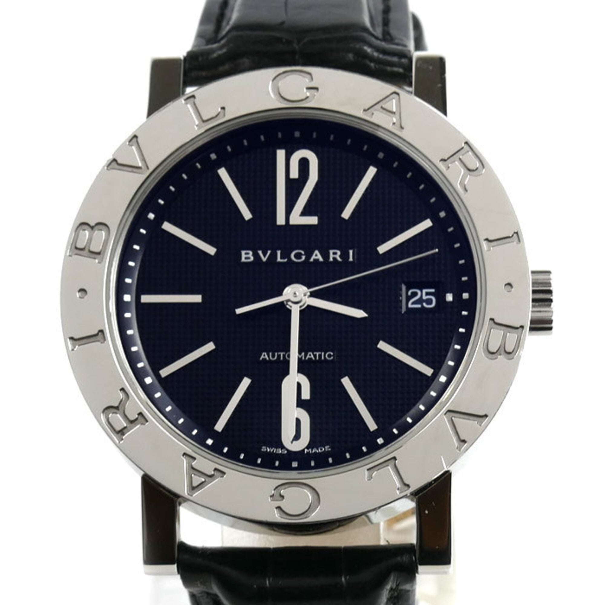 Bulgari Bulgari BB38SL AUTO Black Dial 38mm Watch
