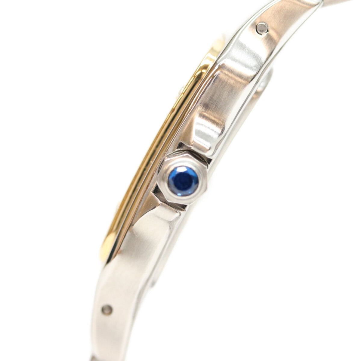 Cartier Santos Galbee LM W20011C4 Elfenbein Zifferblatt 27 mm Uhr