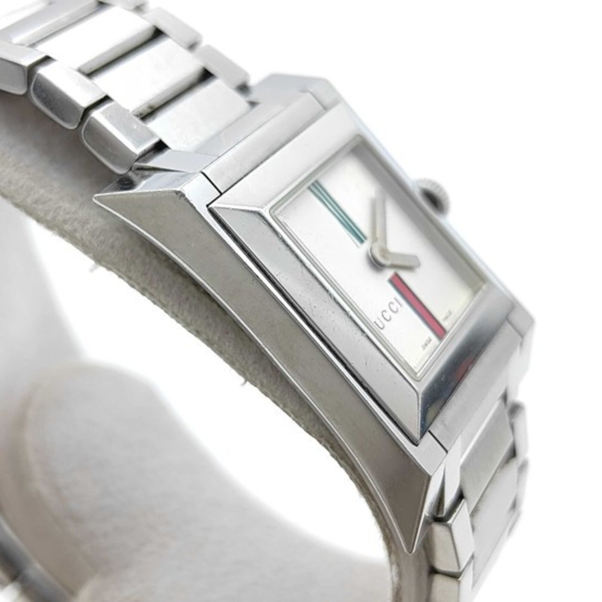 GUCCI Sherry Line 111L Silver Stainless Steel Women's Quartz Watch