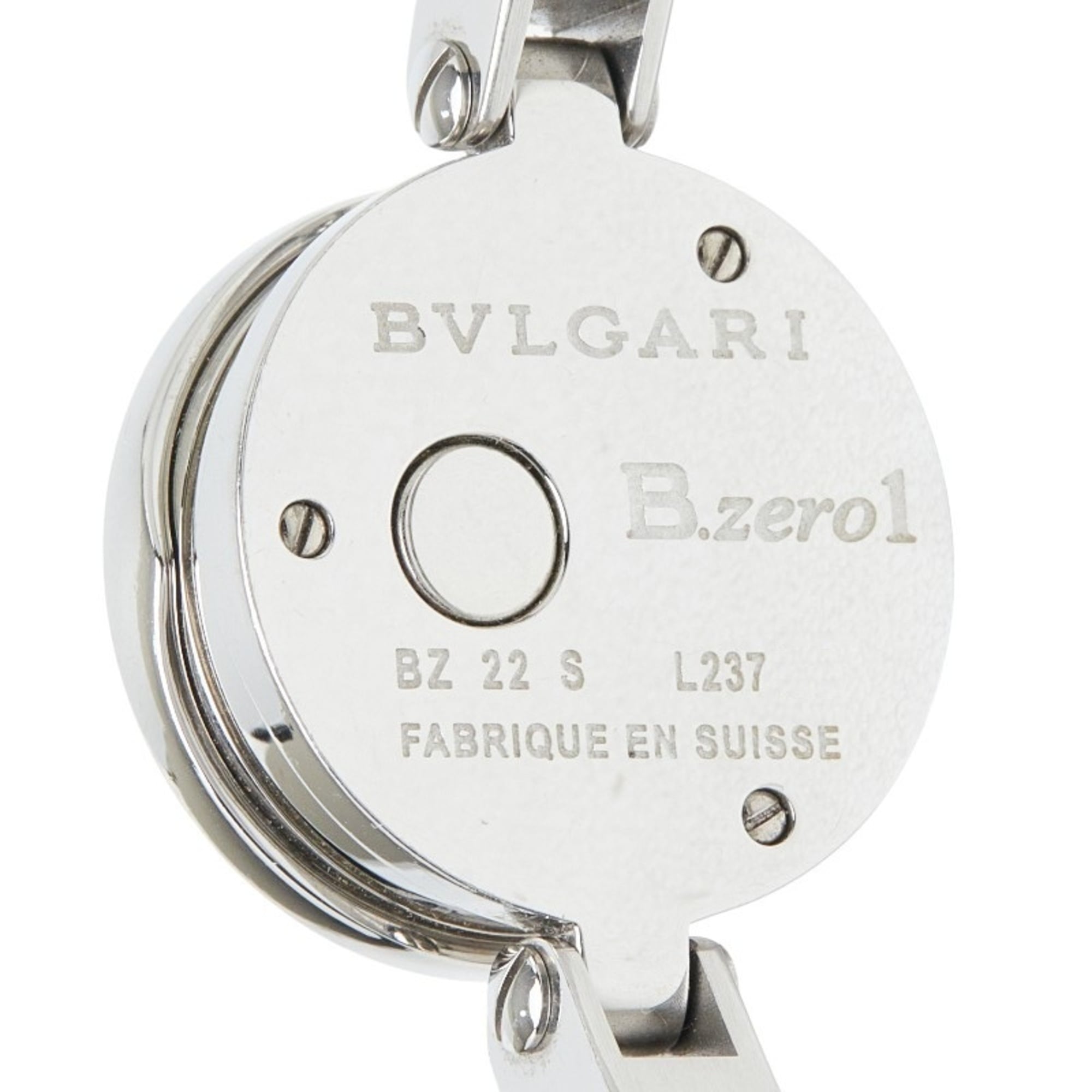 Bulgari Bzero1 BZ22S Quarz-Uhr, Schwarz Zifferblatt, Edelstahl, Damenuhr BVLGARI