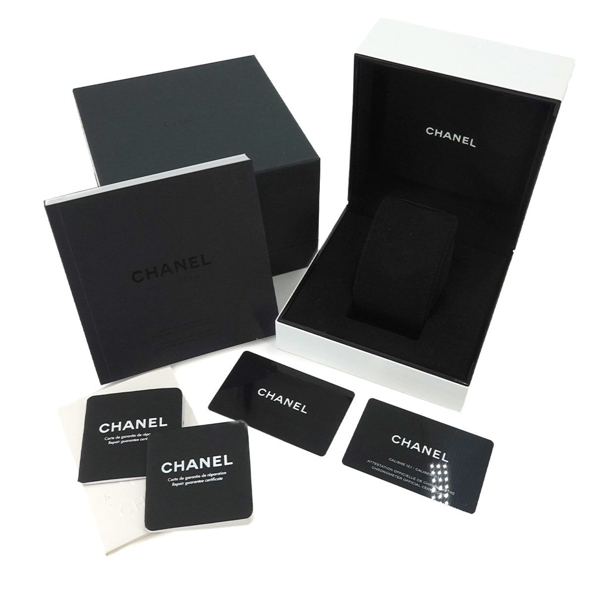 Chanel J12 Edition Noir 38 mm H6347 met zwarte wijzerplaat 39mm Horloge