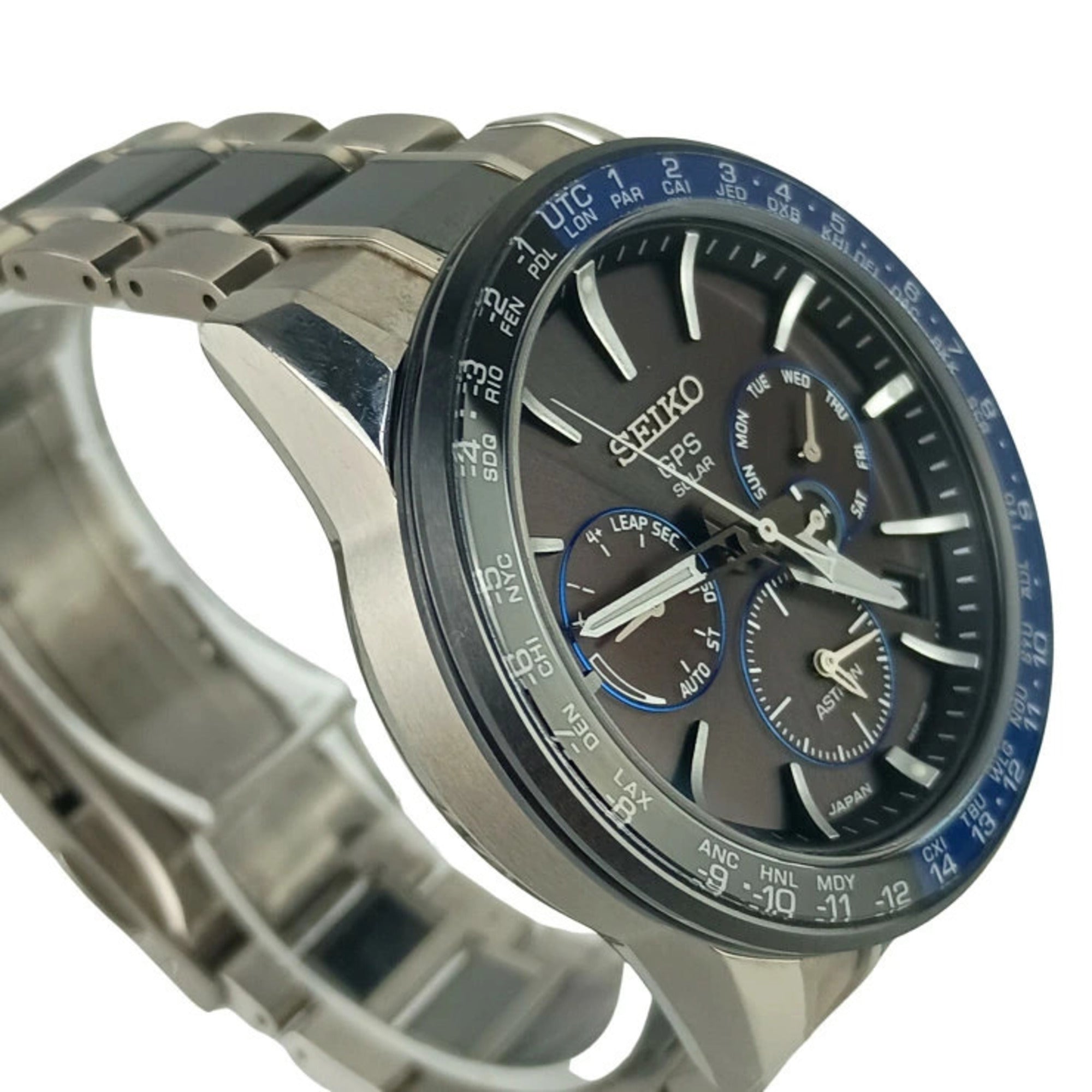 Montre Seiko Astron GPS 5X53-0AD0 SBXC009 Noir cadran de 43 mm
