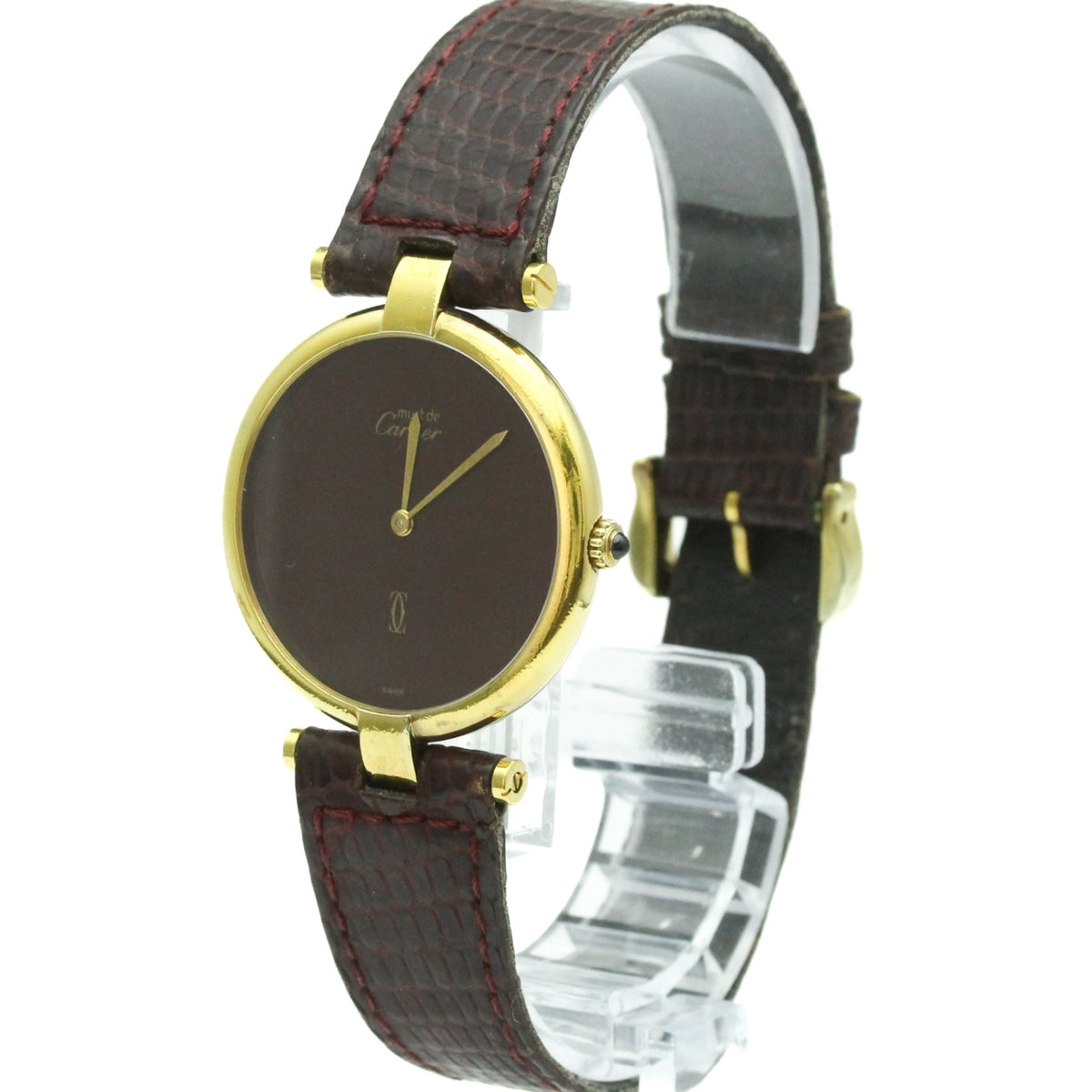 Cartier Must 590003 Bordeaux Dial 30mm Watch