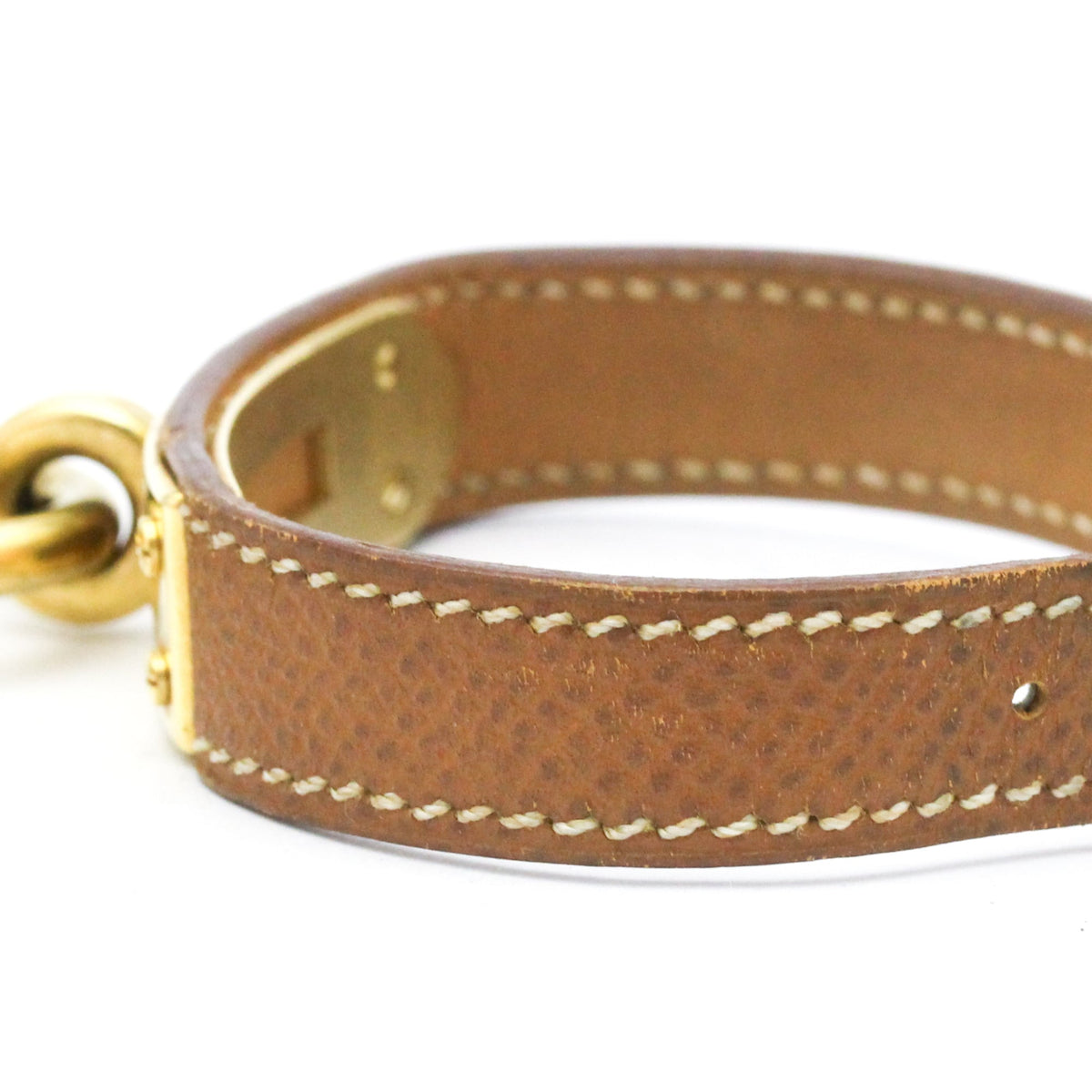 Hermes Kelly-horloge met gouden wijzerplaat, 20 mm