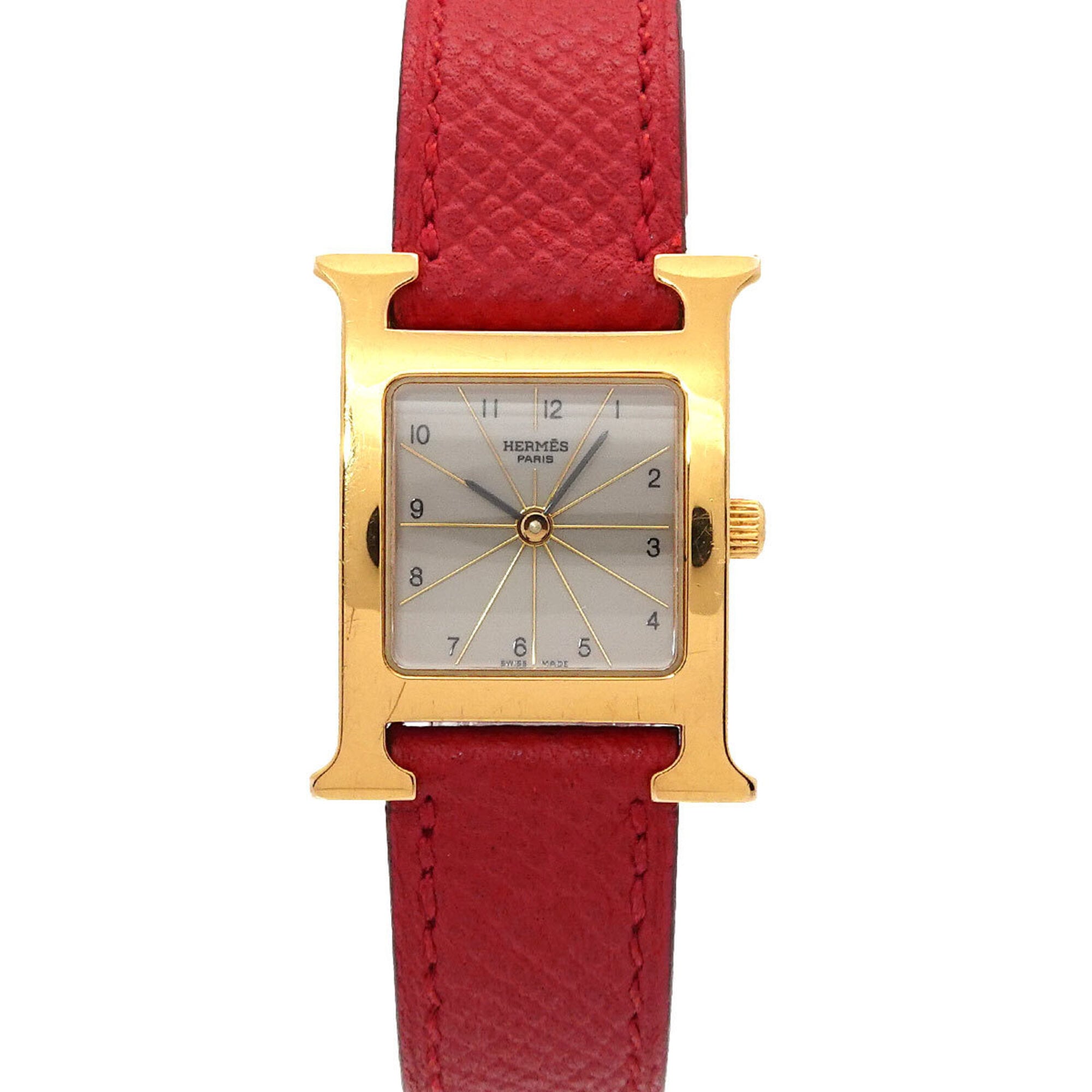Hermes H- HH1 201 White Dial 21mm Watch