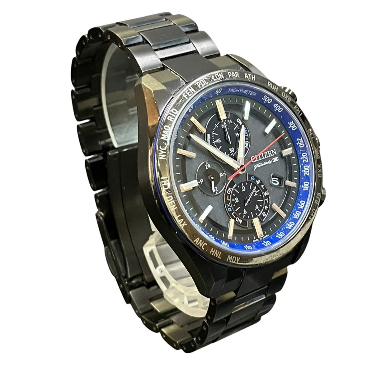 Citizen Attesa 35-jähriges Jubiläum AT8185-97E Schwarz Zifferblatt 42 mm Uhr