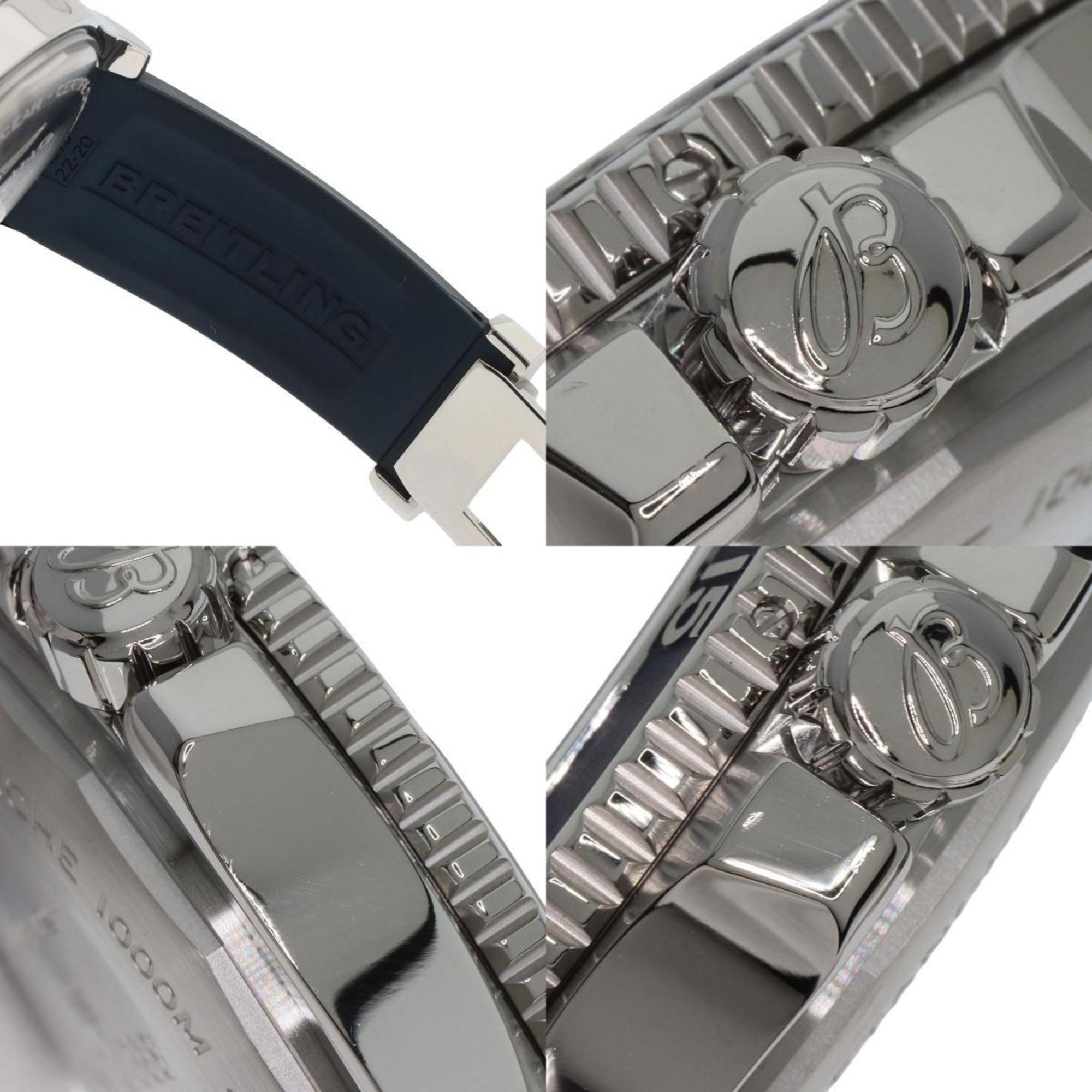 Breitling A17367 Superocean 44 horloge, roestvrij staal en rubber, herenmodel