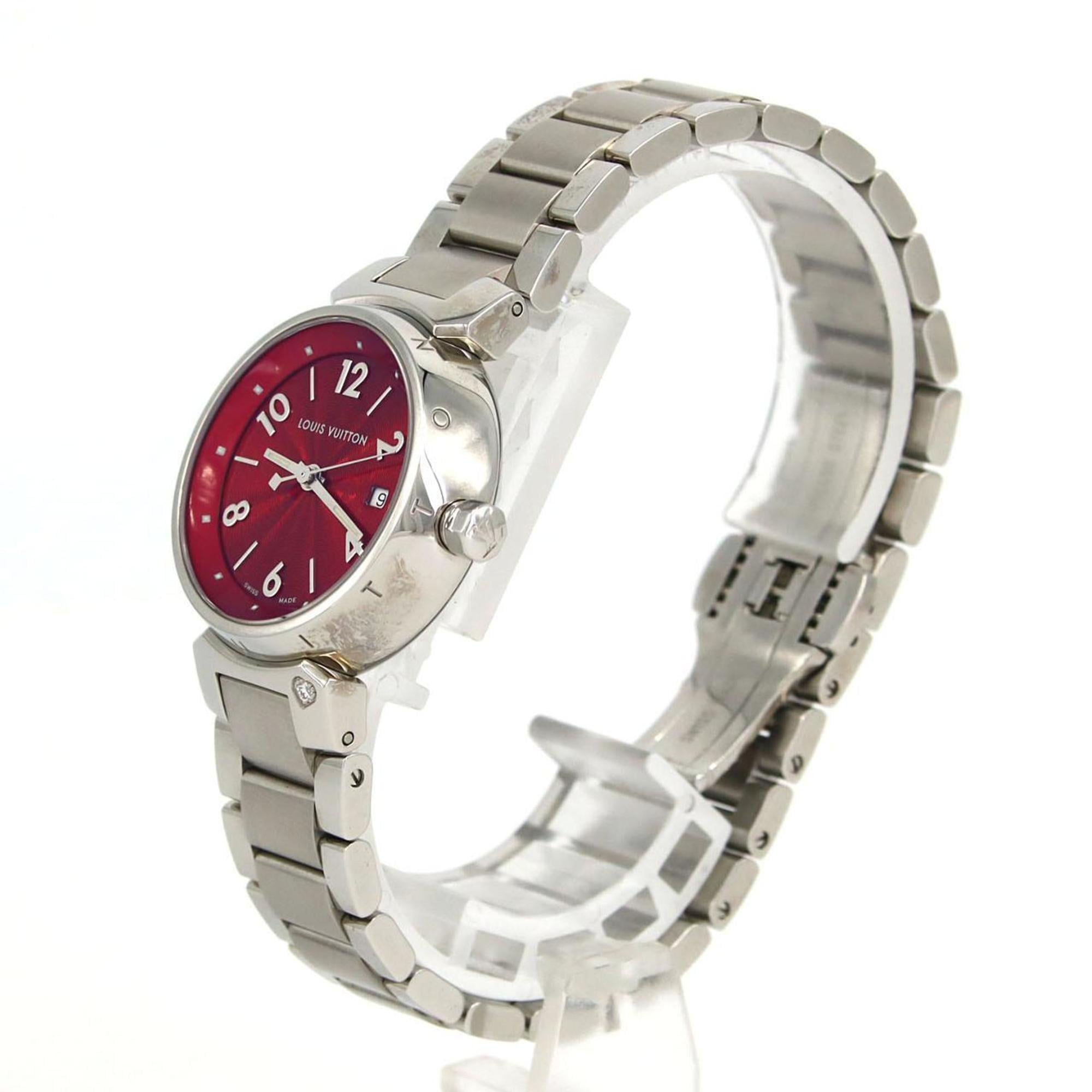 Louis Vuitton Tambour Q121T Stainless Steel Quartz Watch