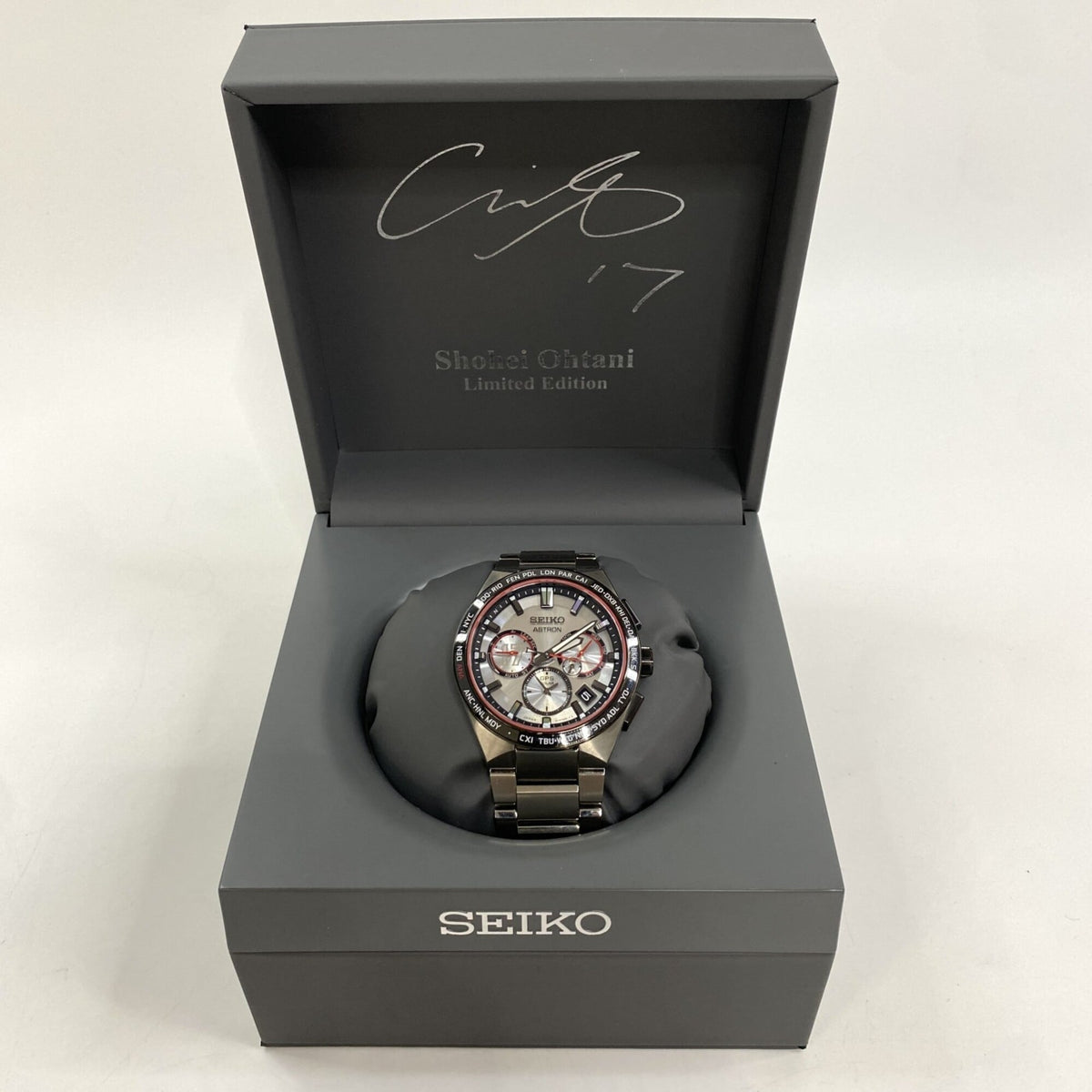 Montre Seiko Astron Shohei Ohtani, modèle GZl1lidx, cadran de 42 mm