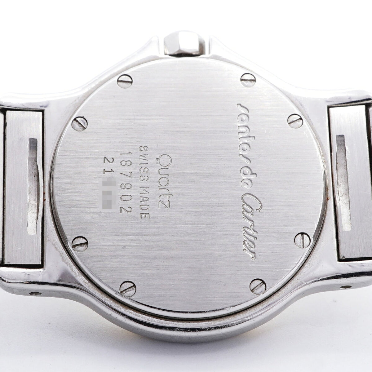 Cartier Santos Octagon LM 187902 Ivory Dial 28mm Watch