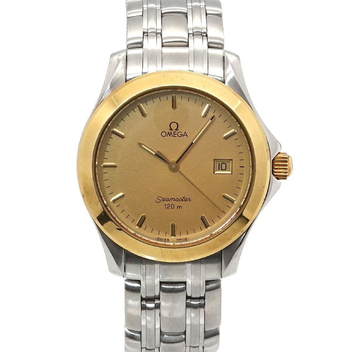 Montre Omega Seamaster 120 à cadran doré, 36 mm